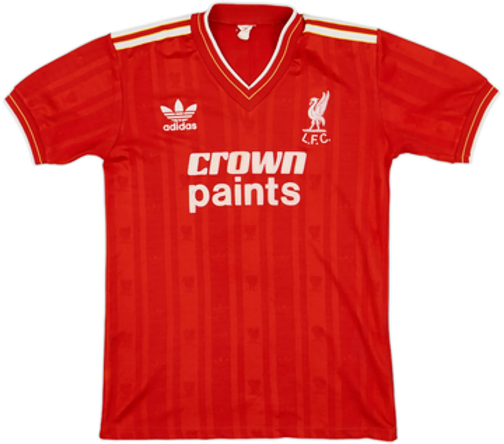 adidas Liverpool Boys SS Home Shirt 1986/87