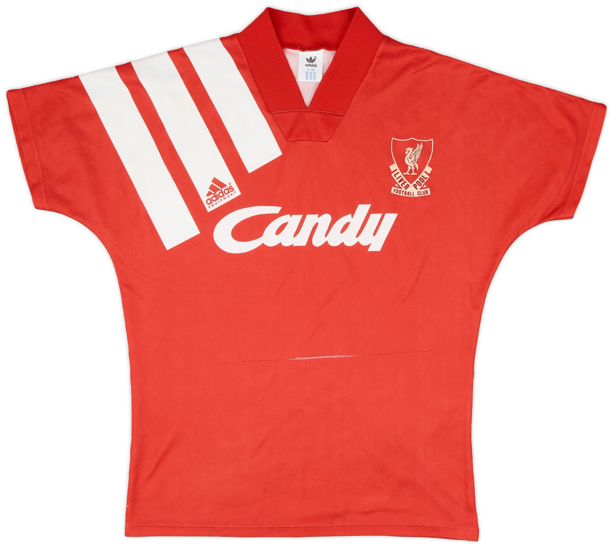 adidas Liverpool Mens SS Home Shirt 1991/92
