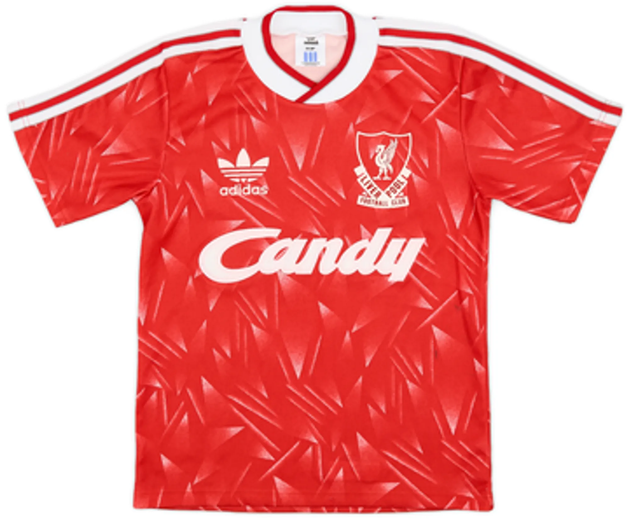 adidas Liverpool Boys SS Home Shirt 1989/91