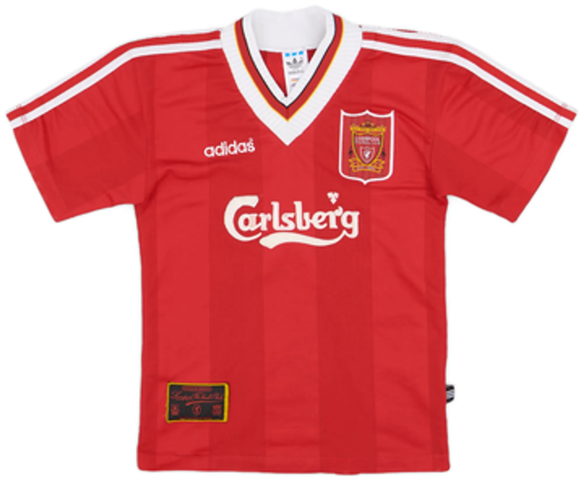 adidas Liverpool Boys SS Home Shirt 1995/96