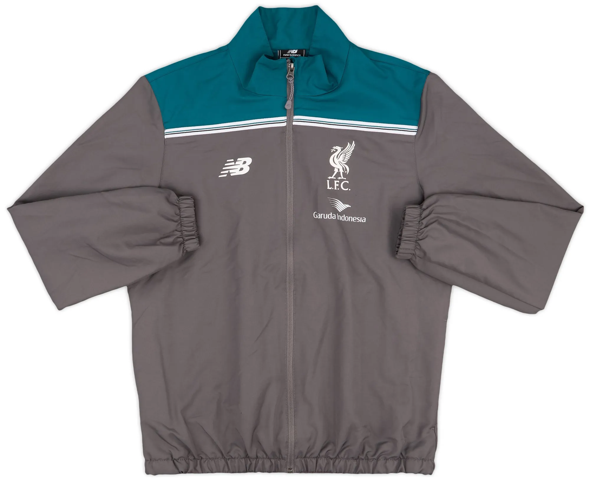 2015-16 Liverpool New Balance Rain Jacket - 9/10 - (M)