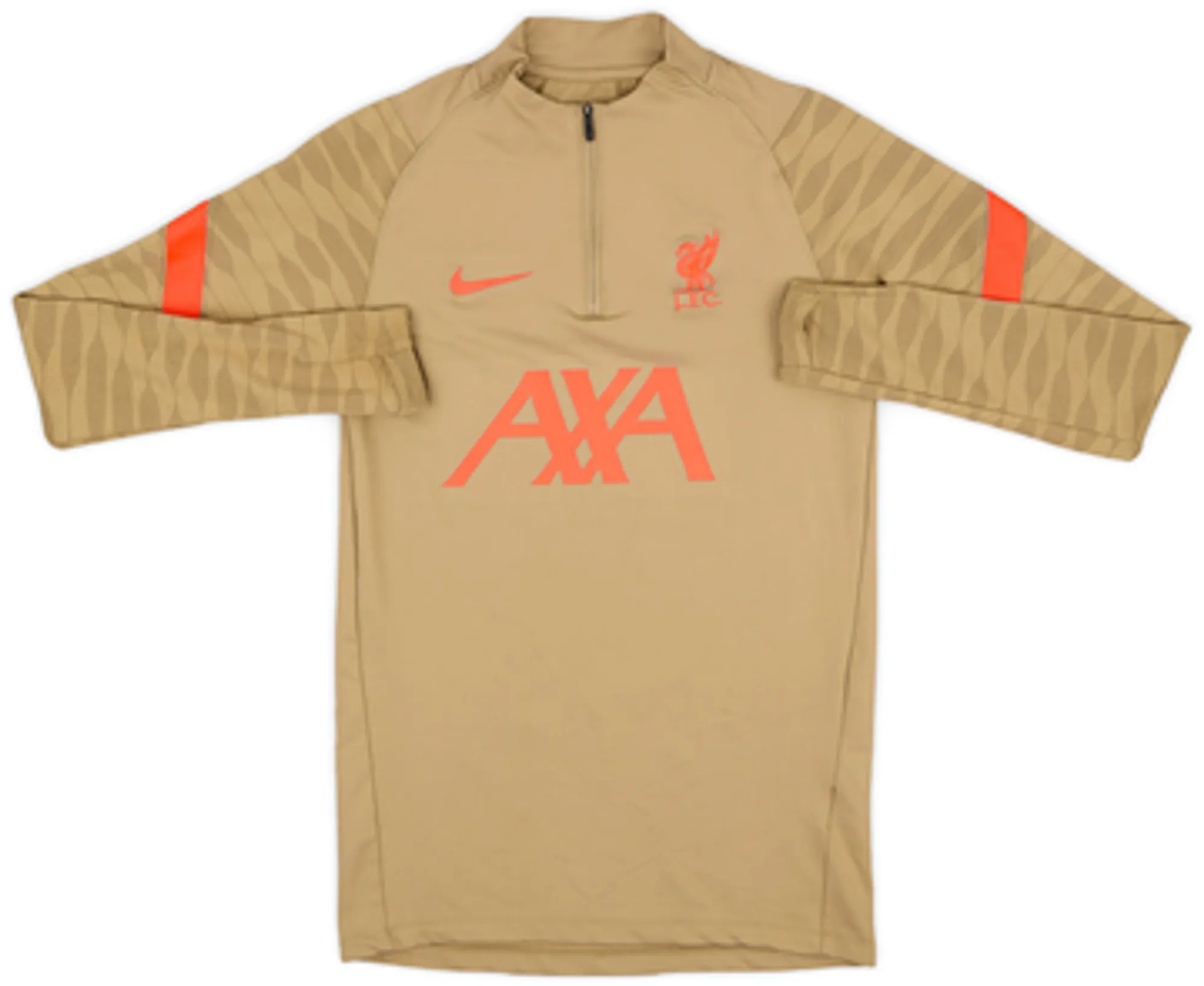 2021-22 Liverpool Nike 1/4 Zip Drill Top - 6/10 - (XL.Boys)