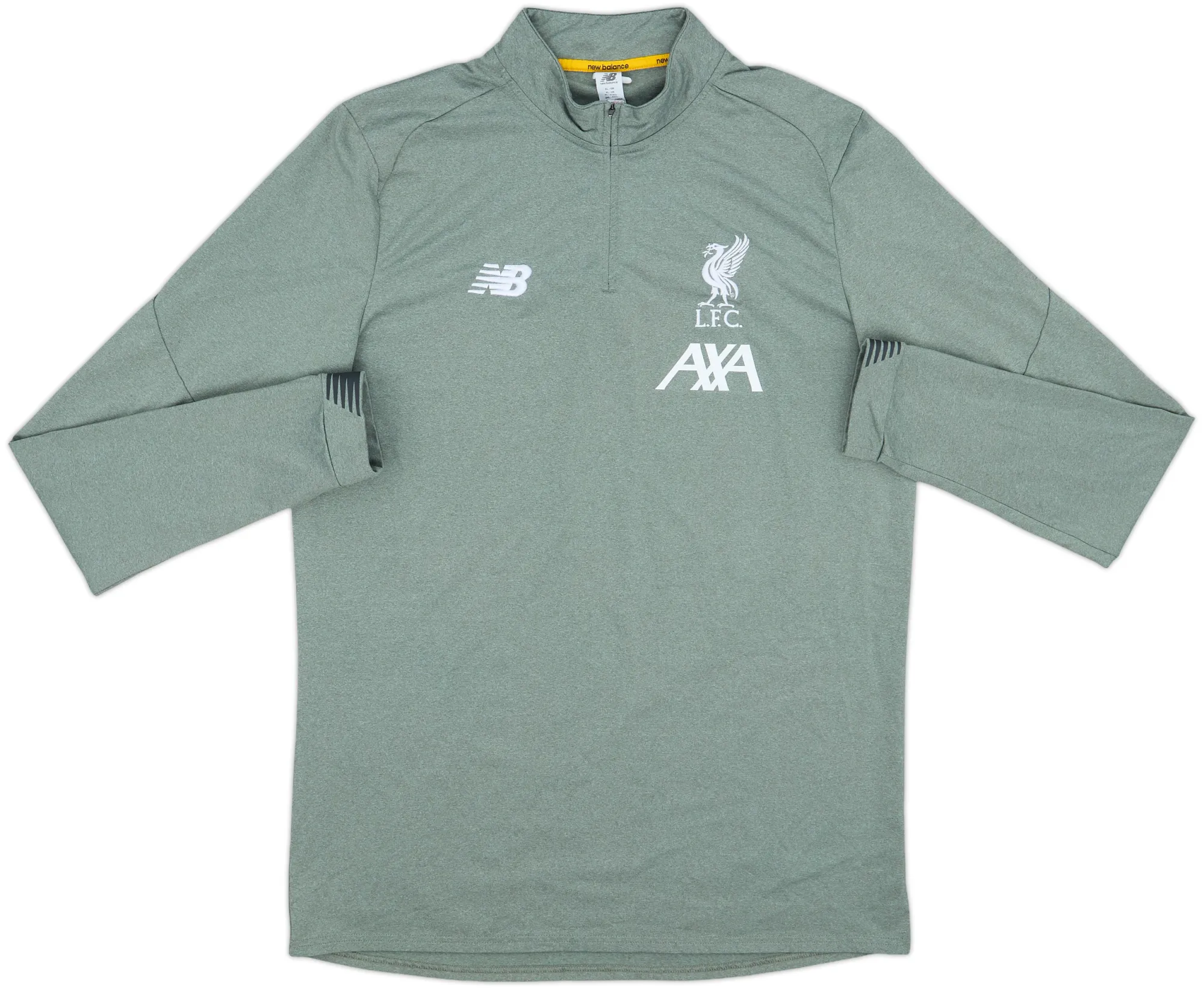 2020-21 Liverpool New Balance 1/4 Zip Drill Top - 10/10 - (XL)