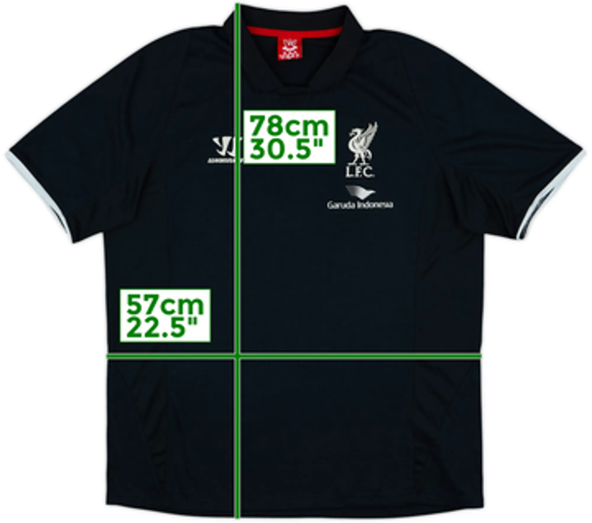 2014-15 Liverpool Warrior Polo Shirt - 9/10 - (L)