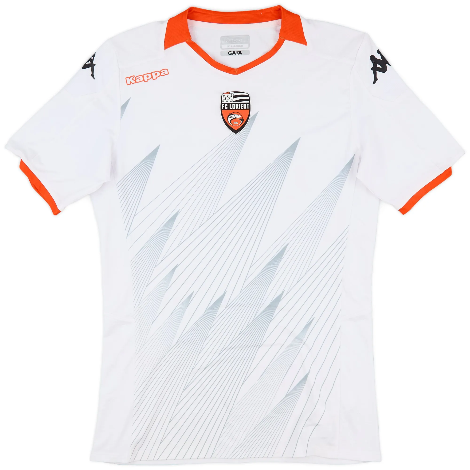 Kappa Lorient Mens SS Player Issue Away Shirt 2019/20