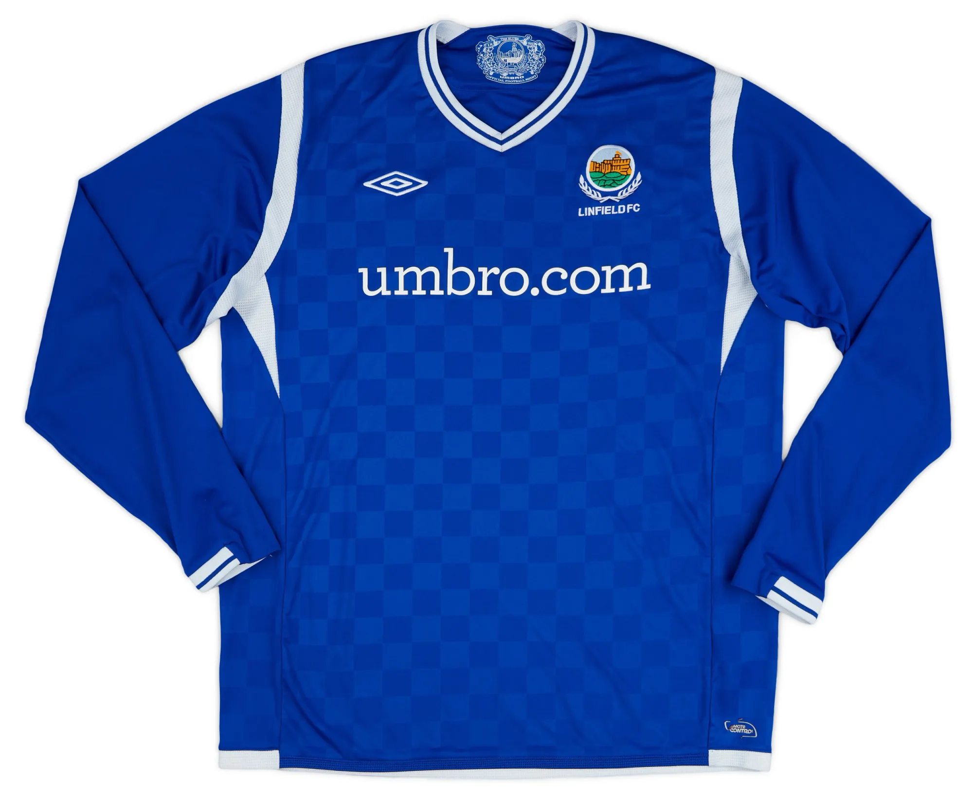 Umbro Linfield Mens LS Home Shirt 2010/11