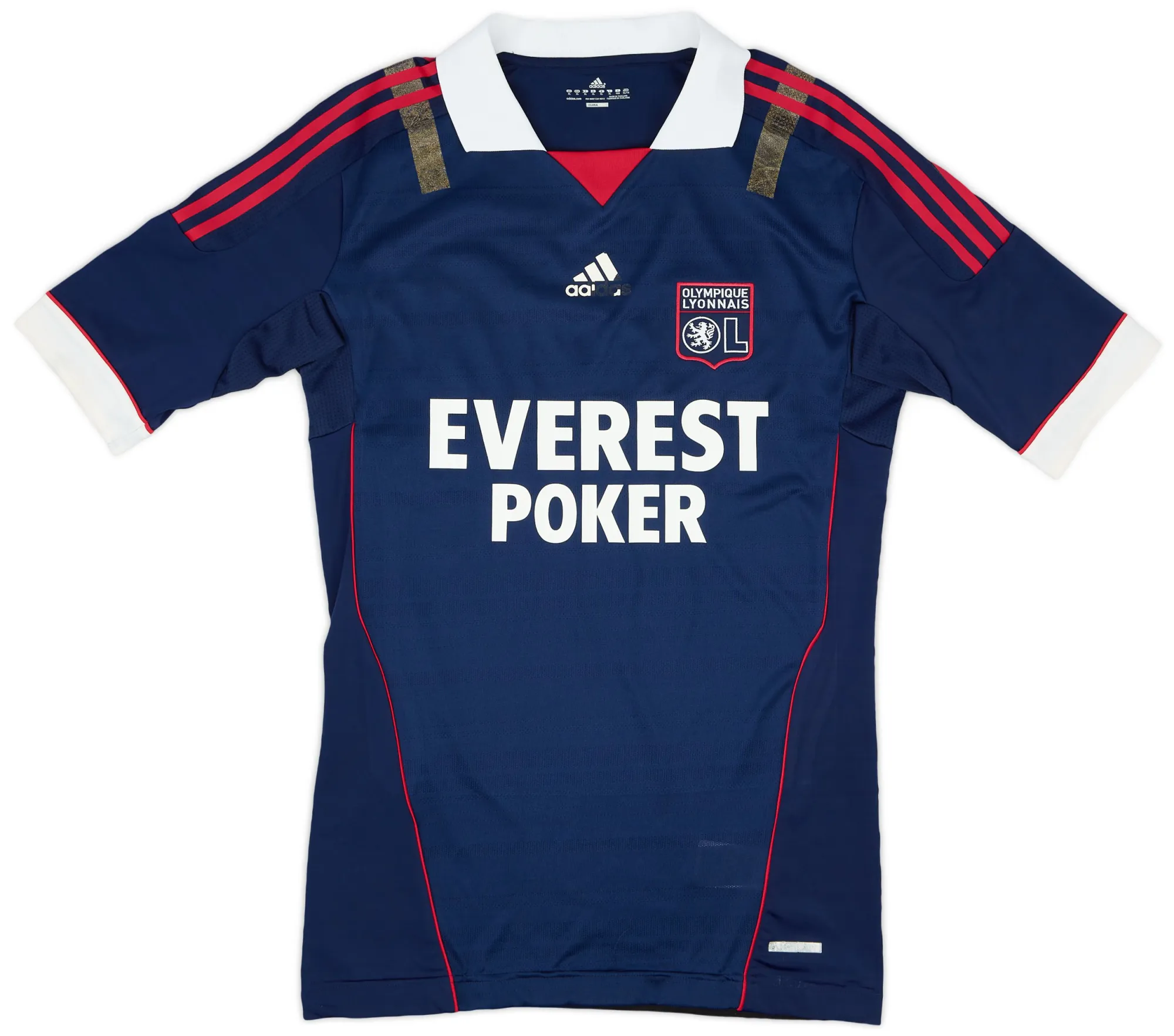 adidas Lyon Mens SS Player Issue Away Shirt 2011/12