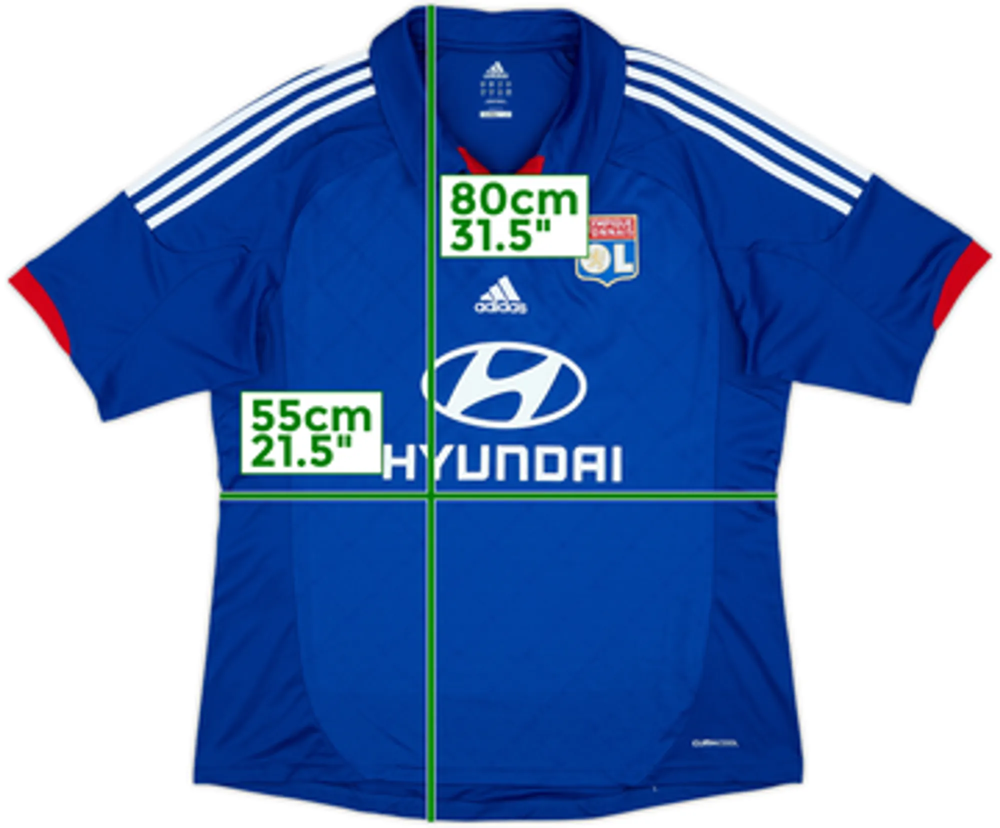 adidas Lyon Boys SS Away Shirt 2012/13