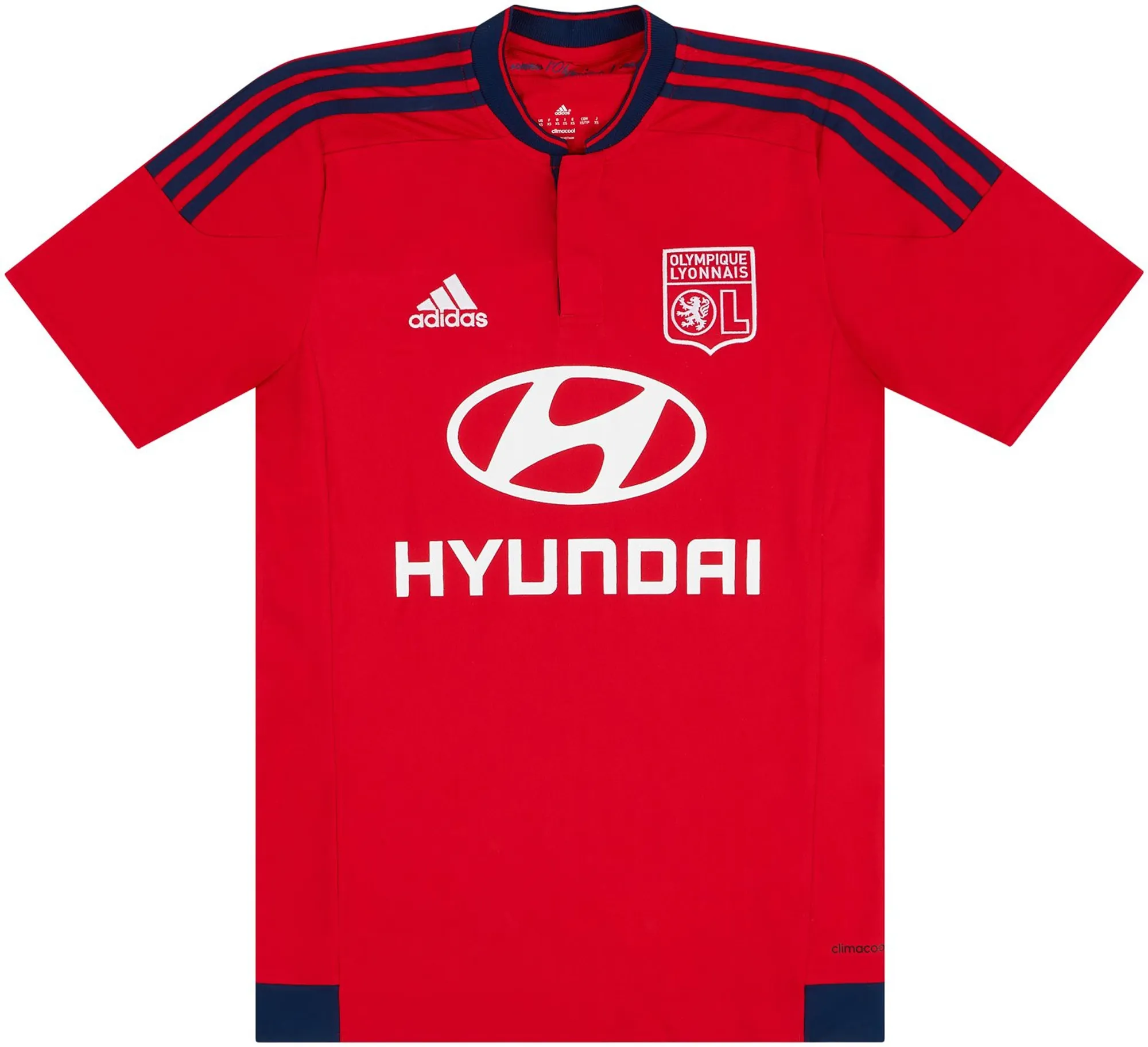 adidas Lyon Mens SS Away Shirt 2015/16