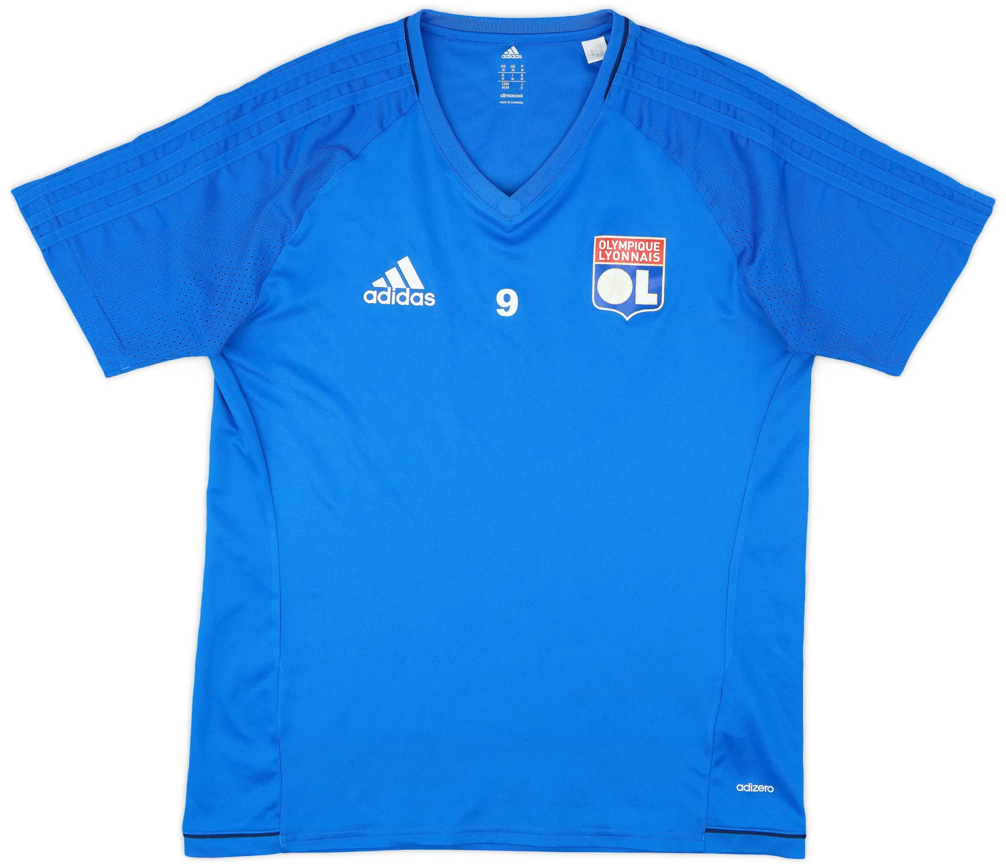 adidas Lyon Mens SS Player Issue Fourth Shirt 2016/17