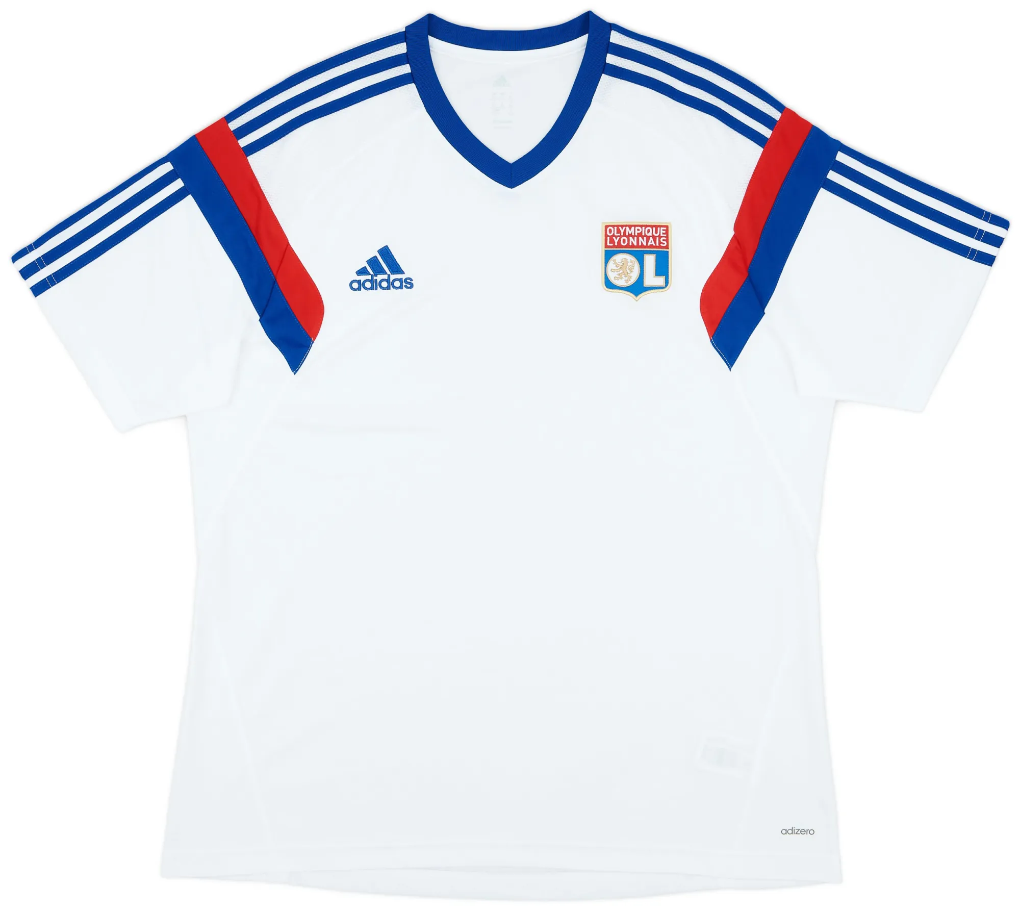 adidas Lyon Mens SS Player Issue Away Shirt 2014/15