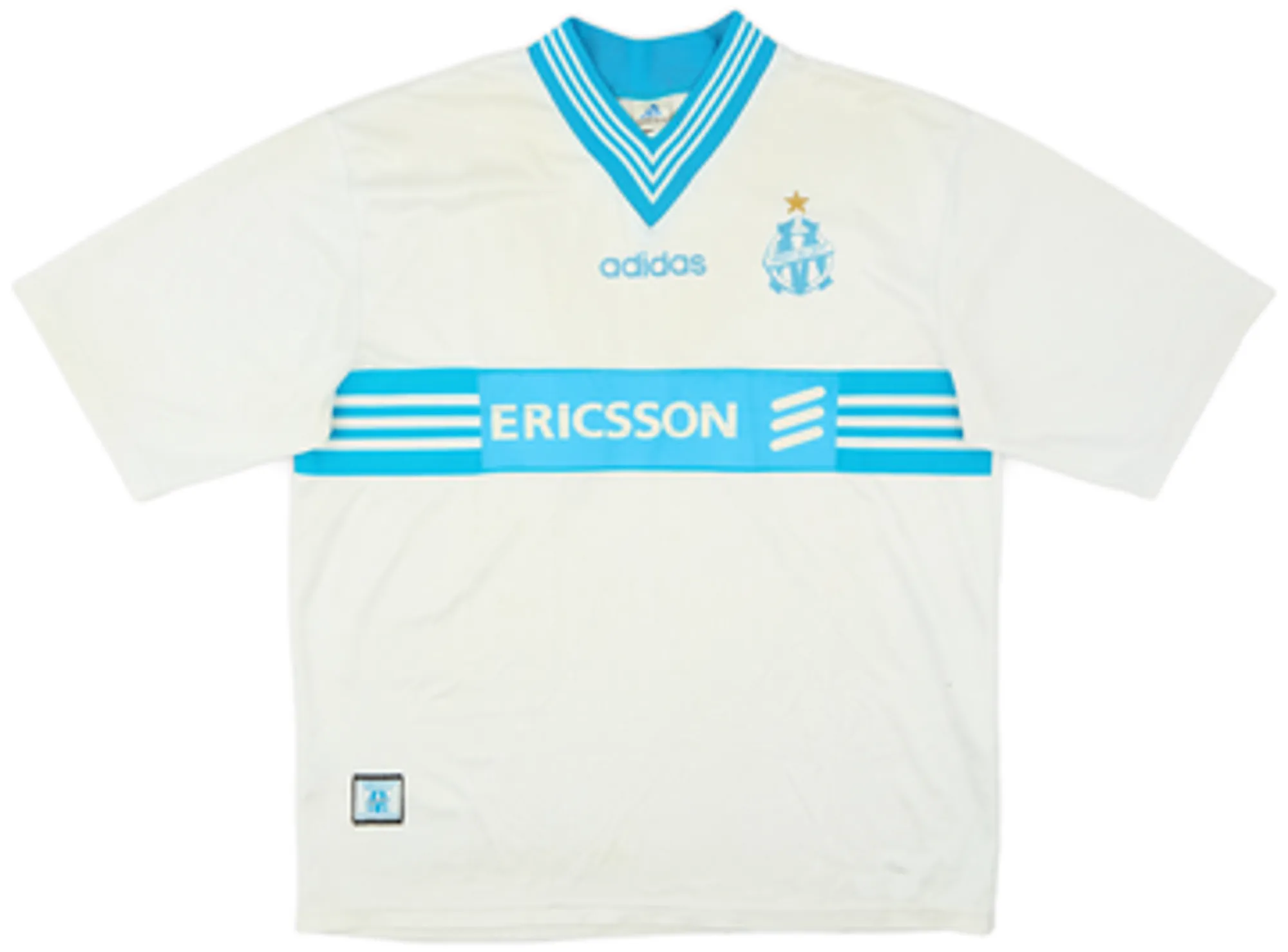 adidas Marseille Mens SS Home Shirt 1997/98