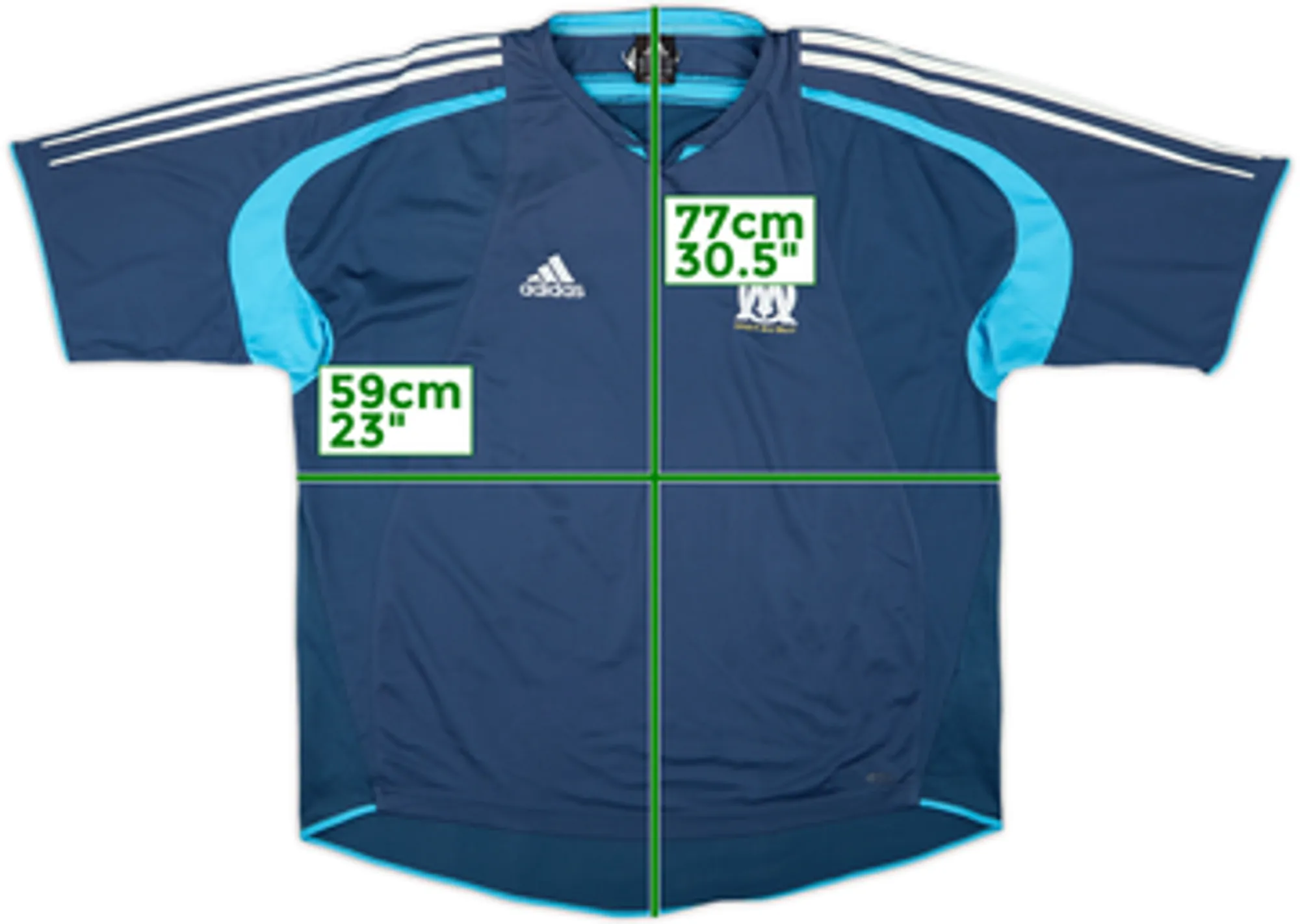 adidas Marseille Mens SS Home Shirt 2004/05