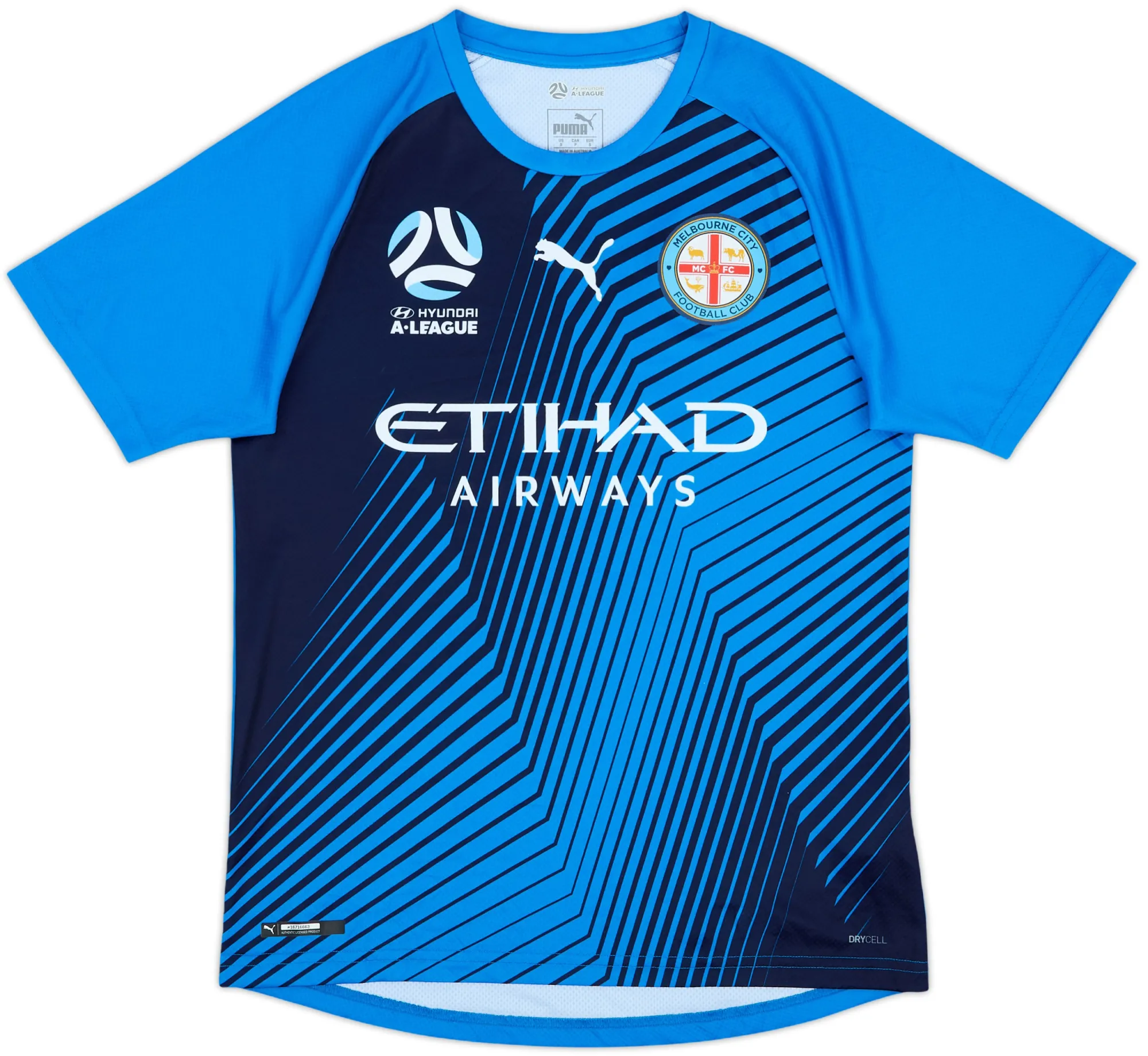 Puma Melbourne City Mens SS Pre-Match Home Shirt 2019/20