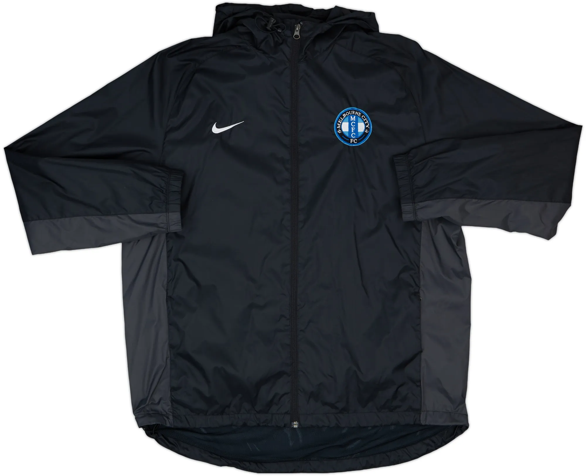 2015-16 Melbourne City Nike Hooded Rain Jacket - 8/10 - (XL)