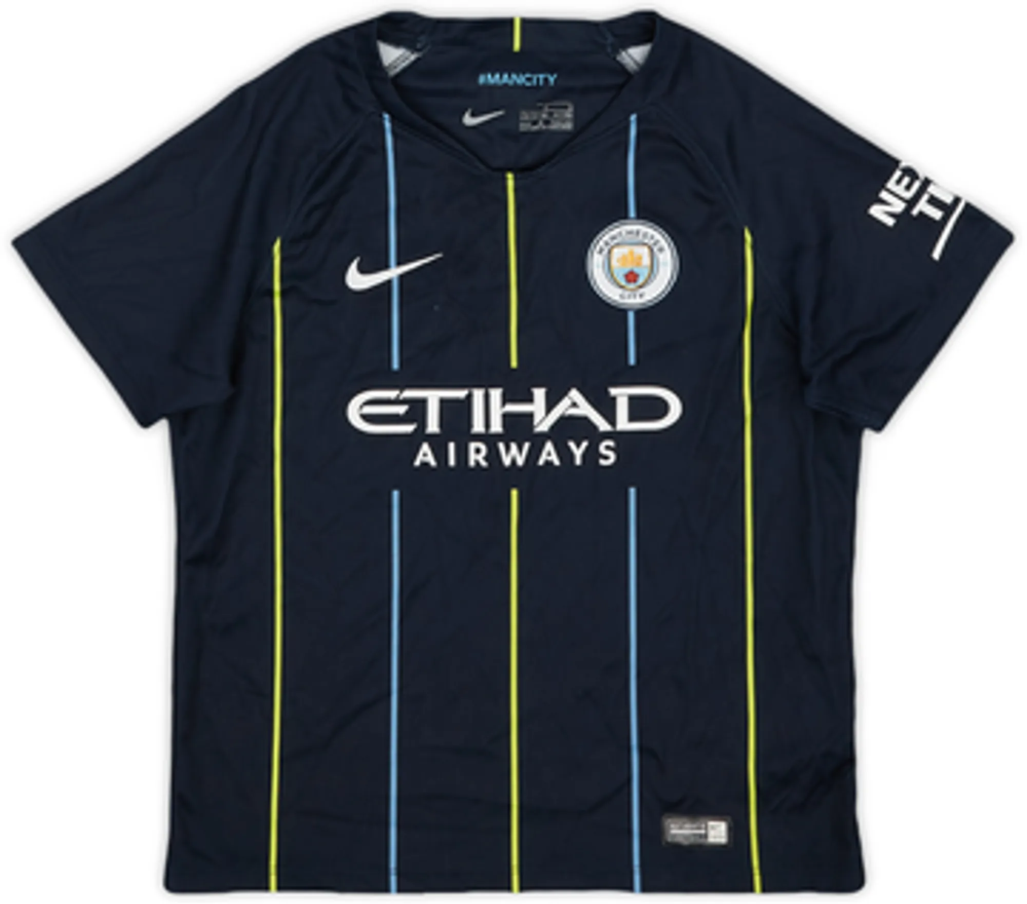 Nike Manchester City Mens SS Away Shirt 2018/19