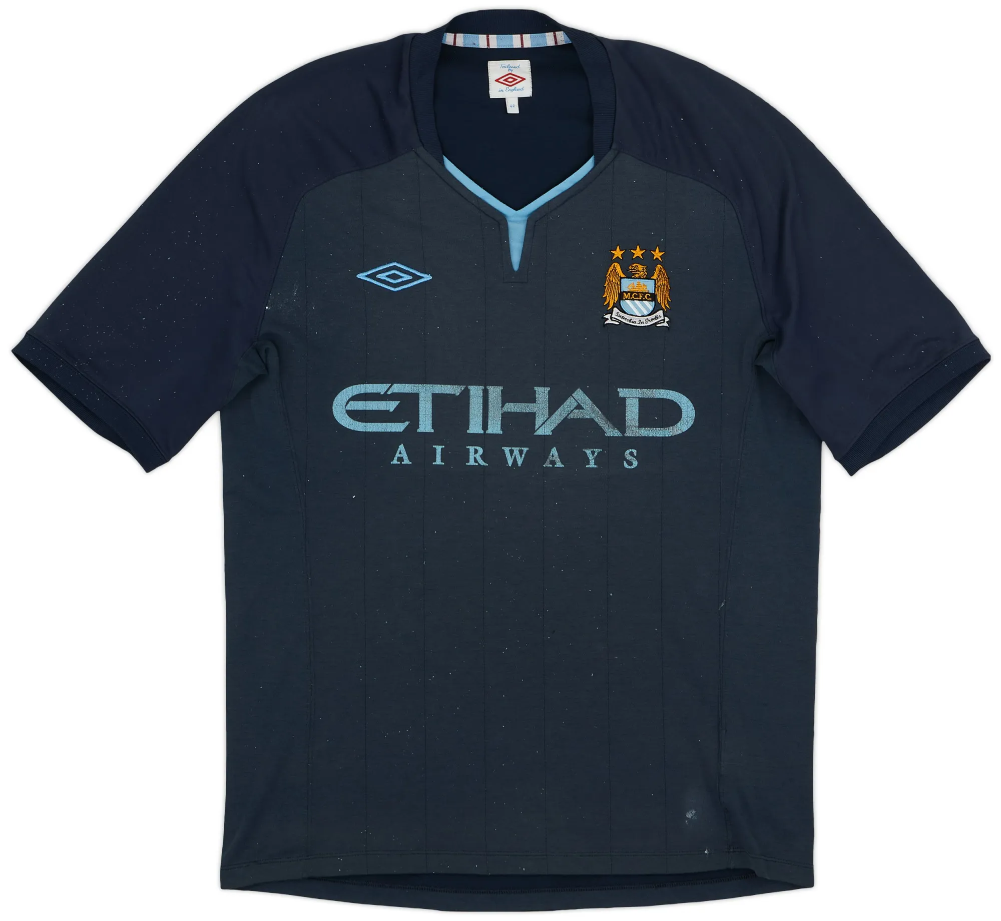 Umbro Manchester City Mens SS Away Shirt 2010/12