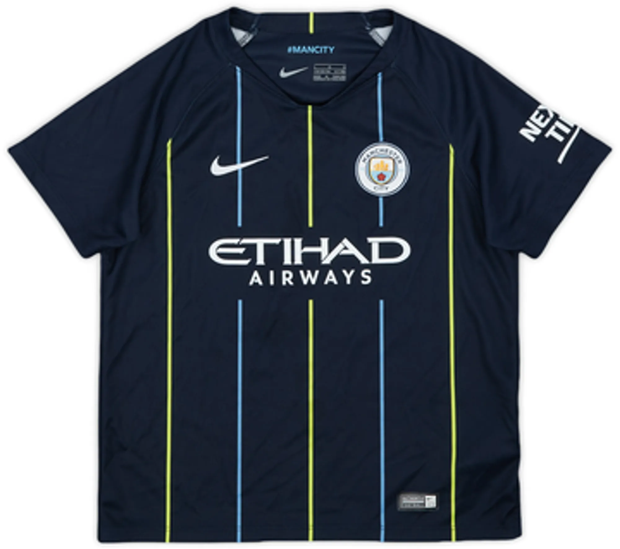 Nike Manchester City Mens SS Away Shirt 2018/19