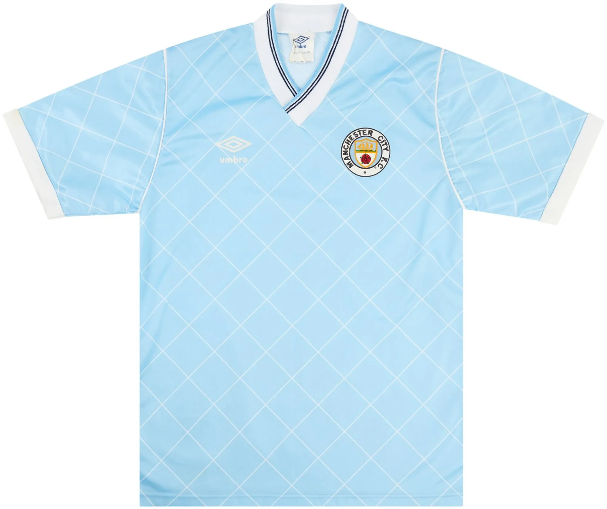 Umbro Manchester City Mens SS Home Shirt 1987/89