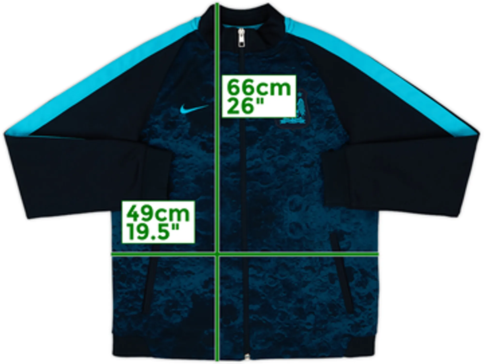 2015-16 Manchester City Nike Track Jacket - 8/10 - (L)