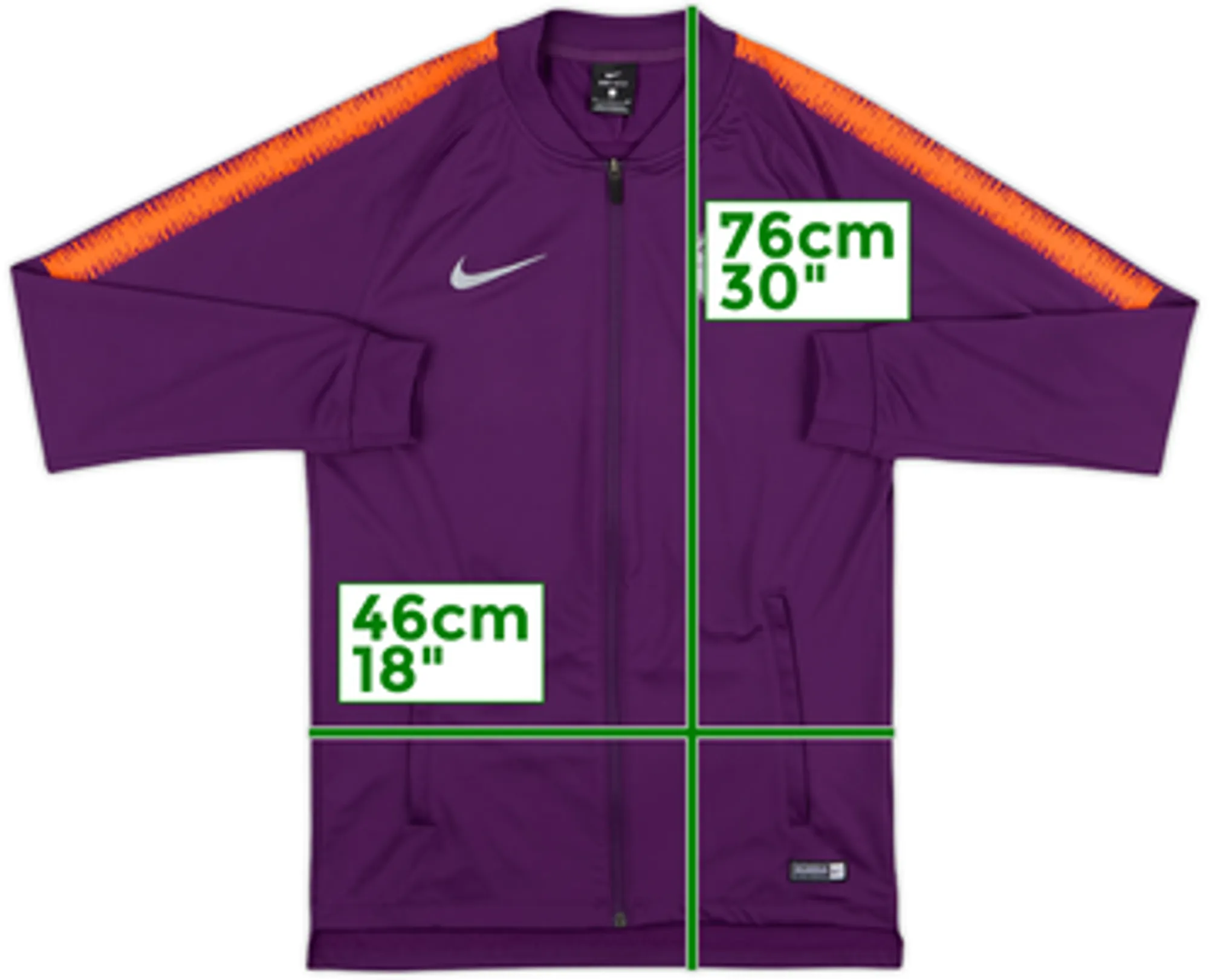 2018-19 Manchester City Nike Track Jacket - 10/10 - (M)