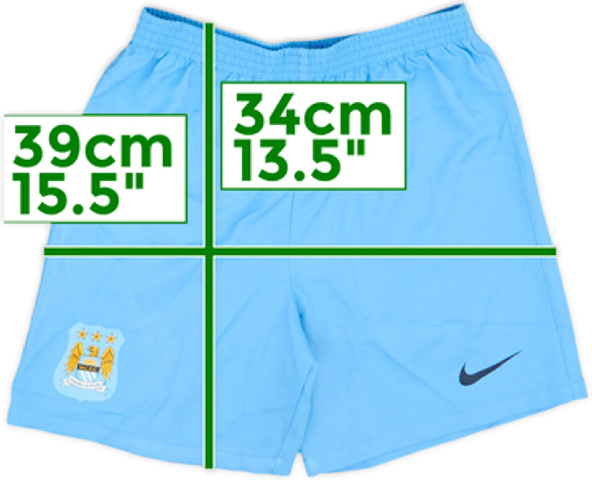 Nike Manchester City Mens Home Shorts 2014/15