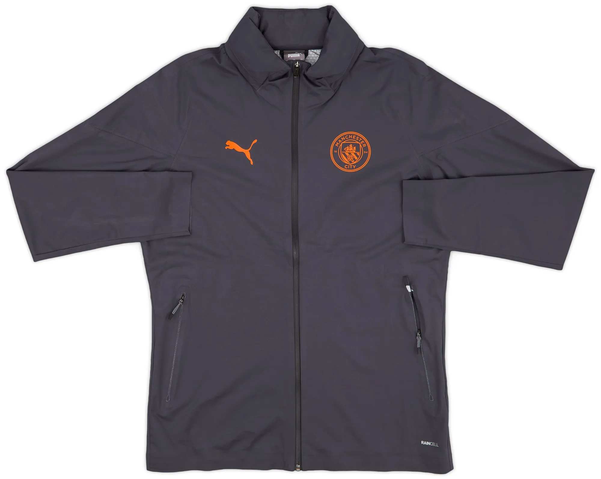 2023-24 Manchester City Nike Hooded Rain Jacket - 8/10 - (L)