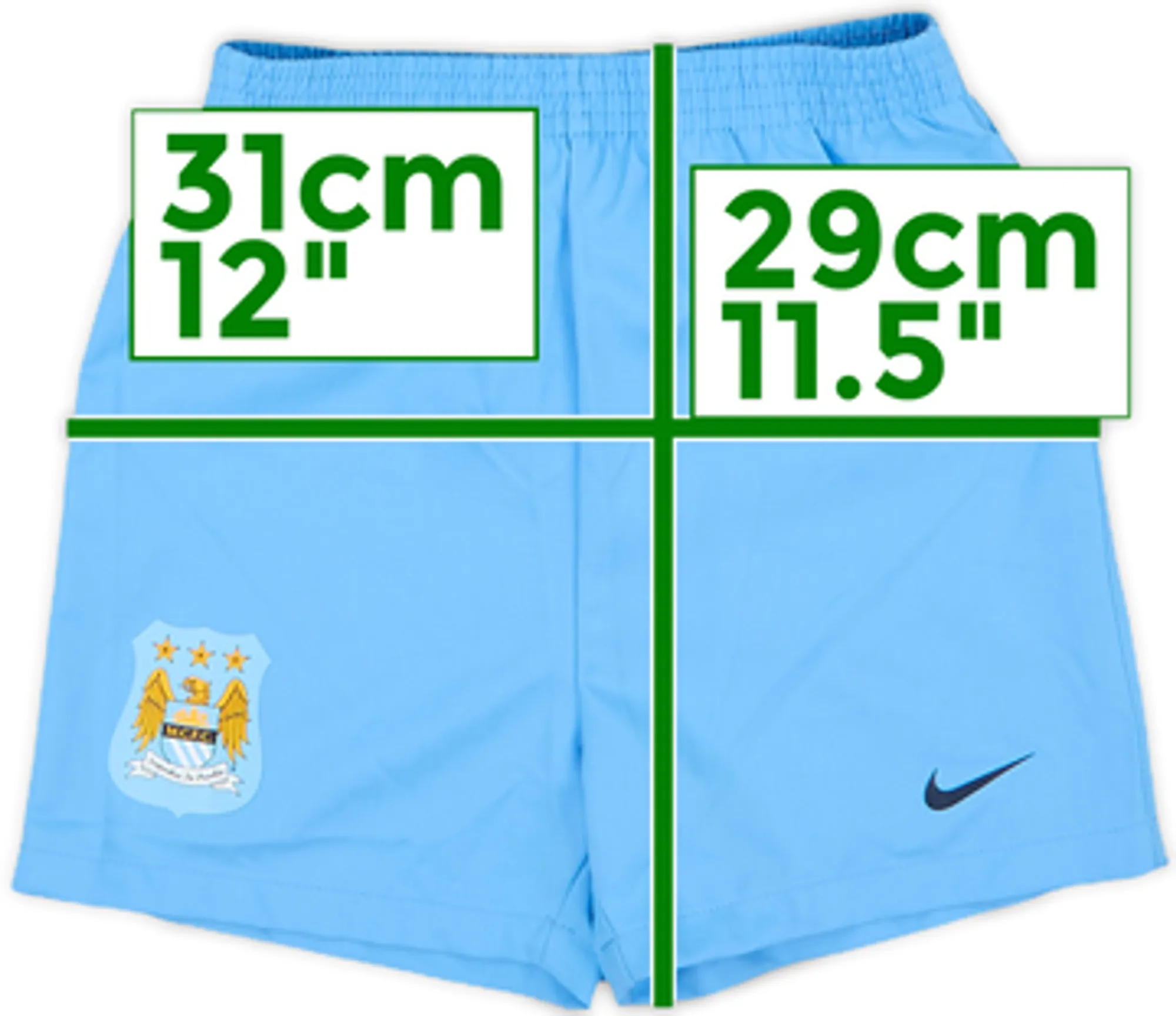 Nike Manchester City Mens Home Shorts 2014/15