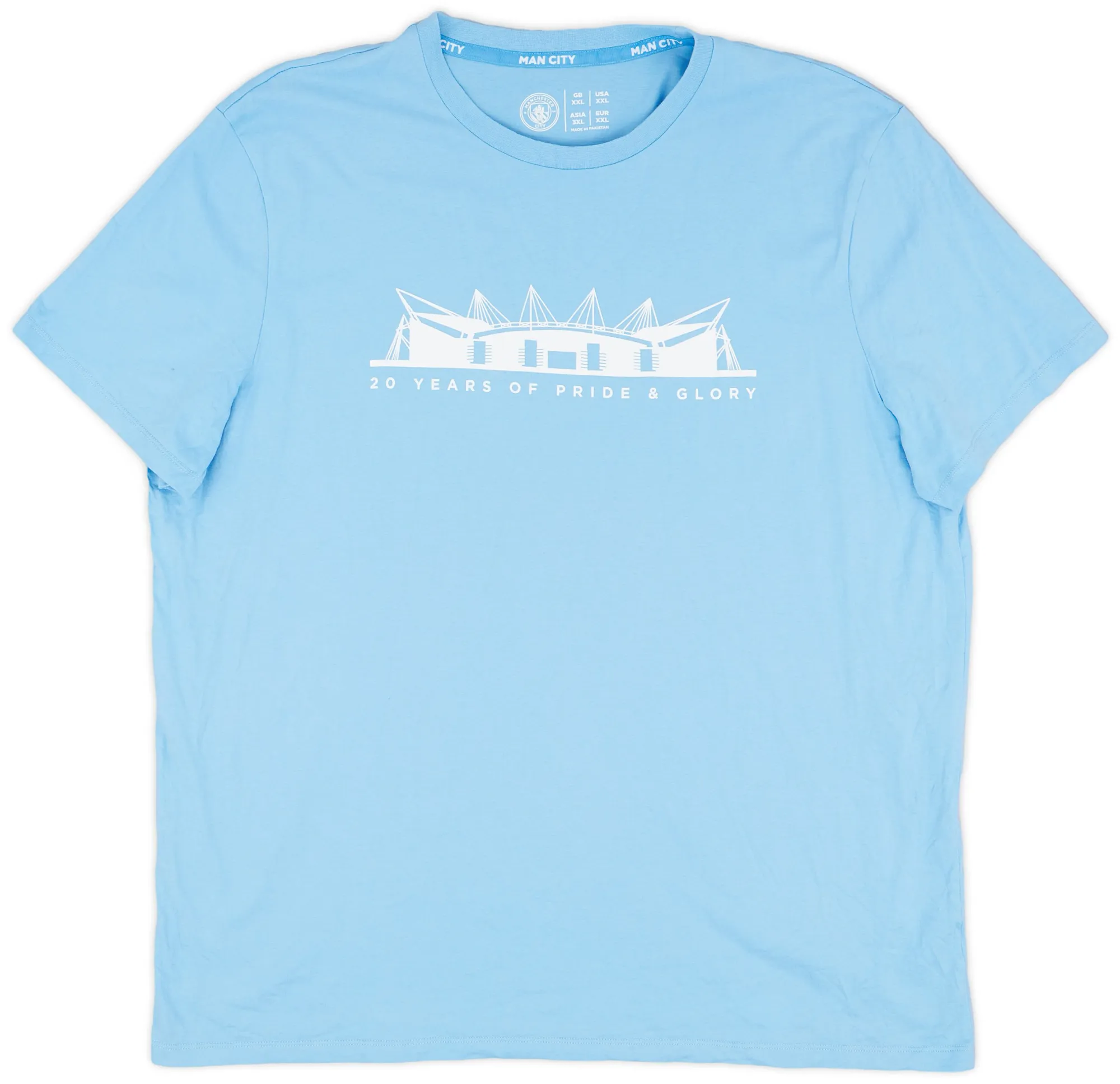 2022-23 Manchester City '20 Years of Pride and Glory' Graphic Tee - 9/10 - (XXL)