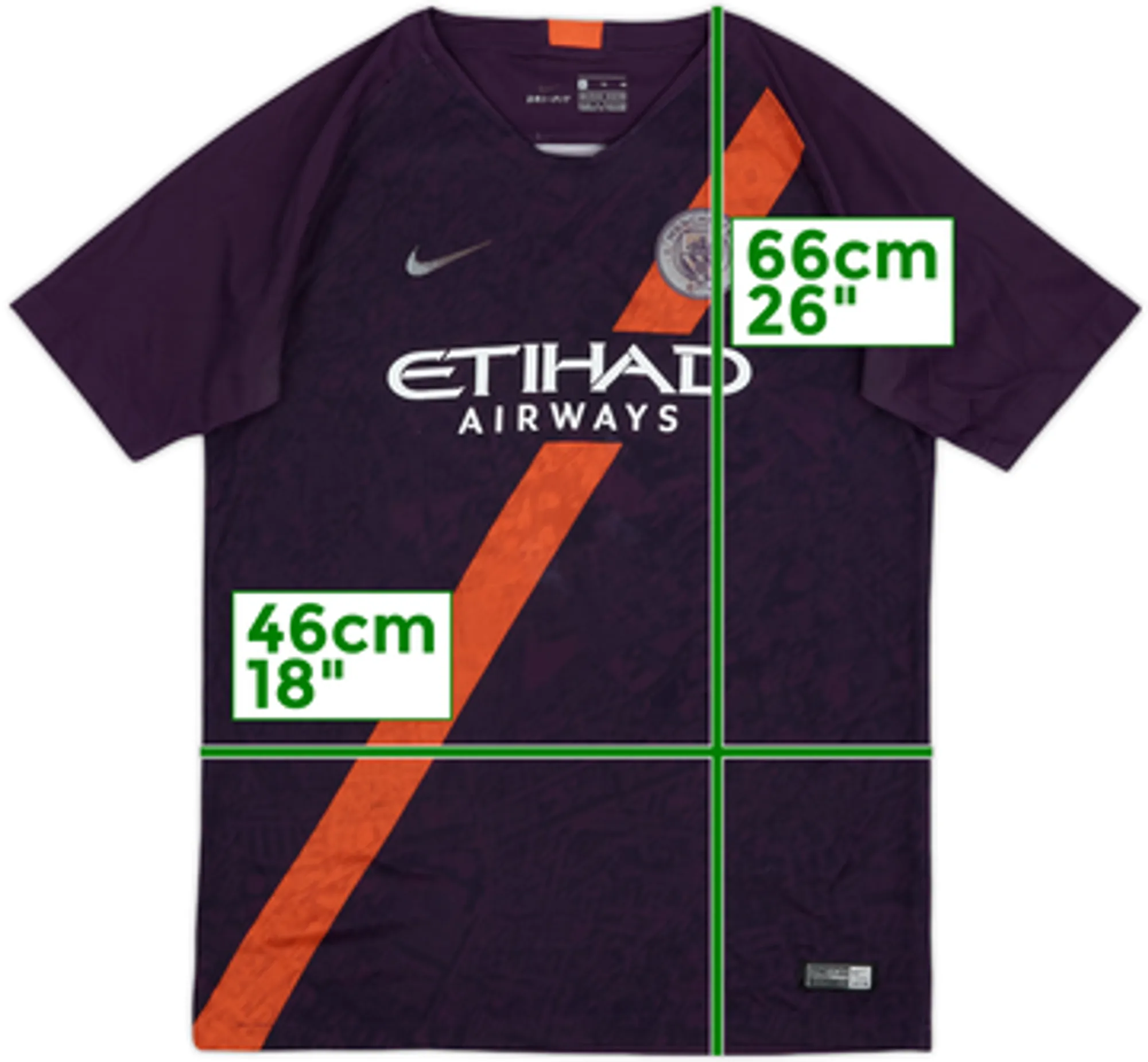 Nike Manchester City Boys SS Third Shirt 2018/19