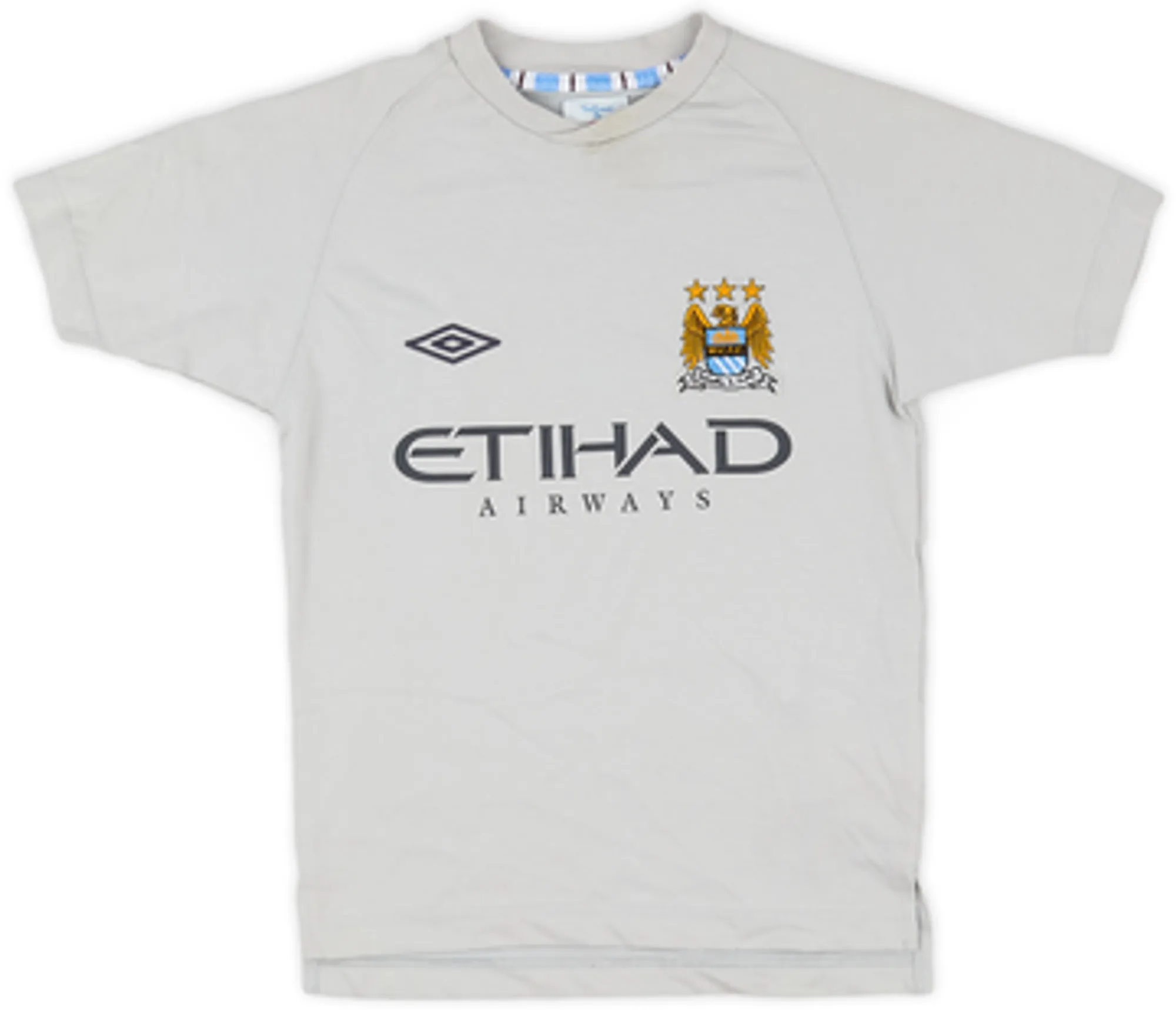 Umbro Manchester City Boys SS Home Shirt 2009/10