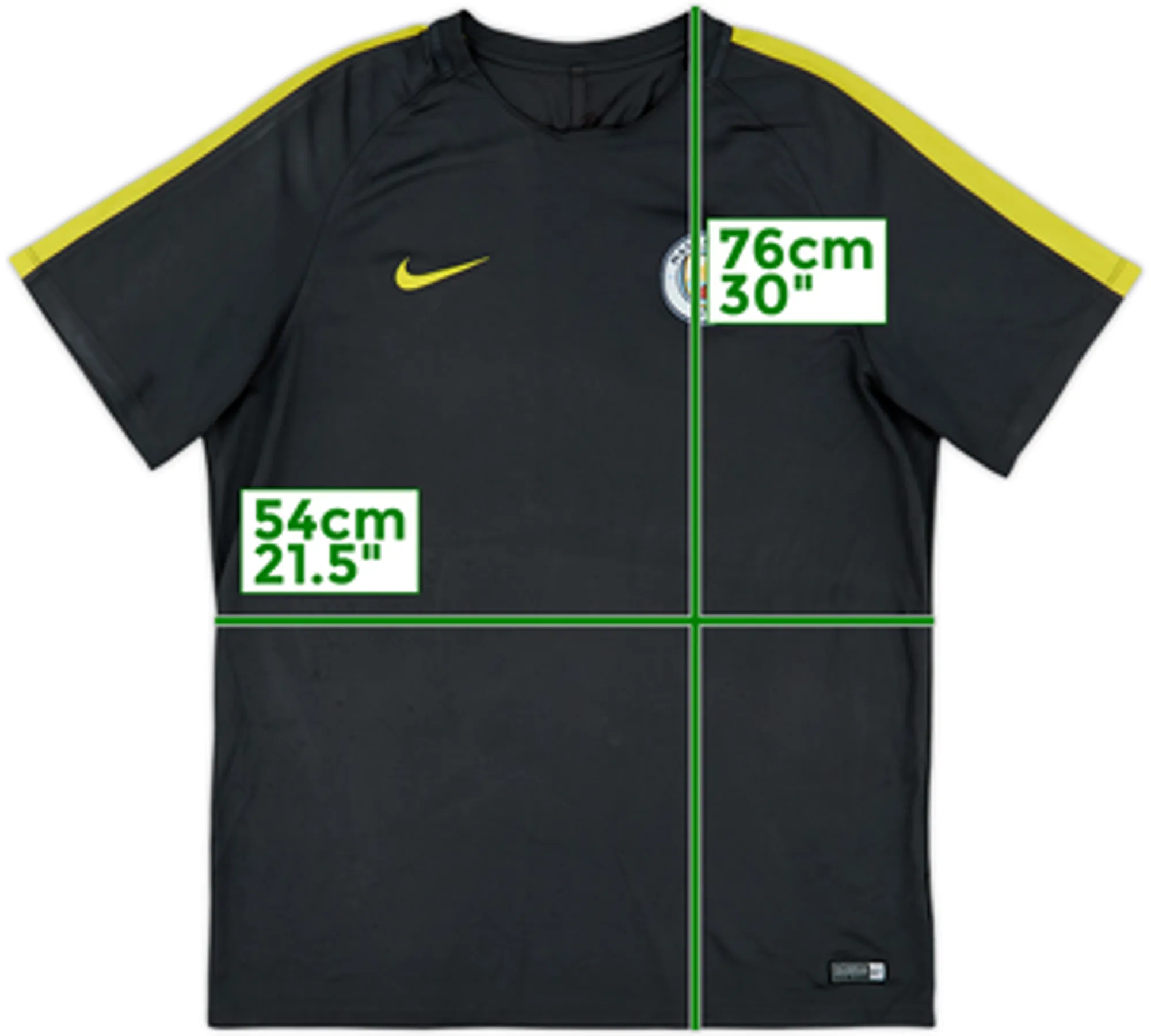 Nike Manchester City Mens SS Away Shirt 2014/15