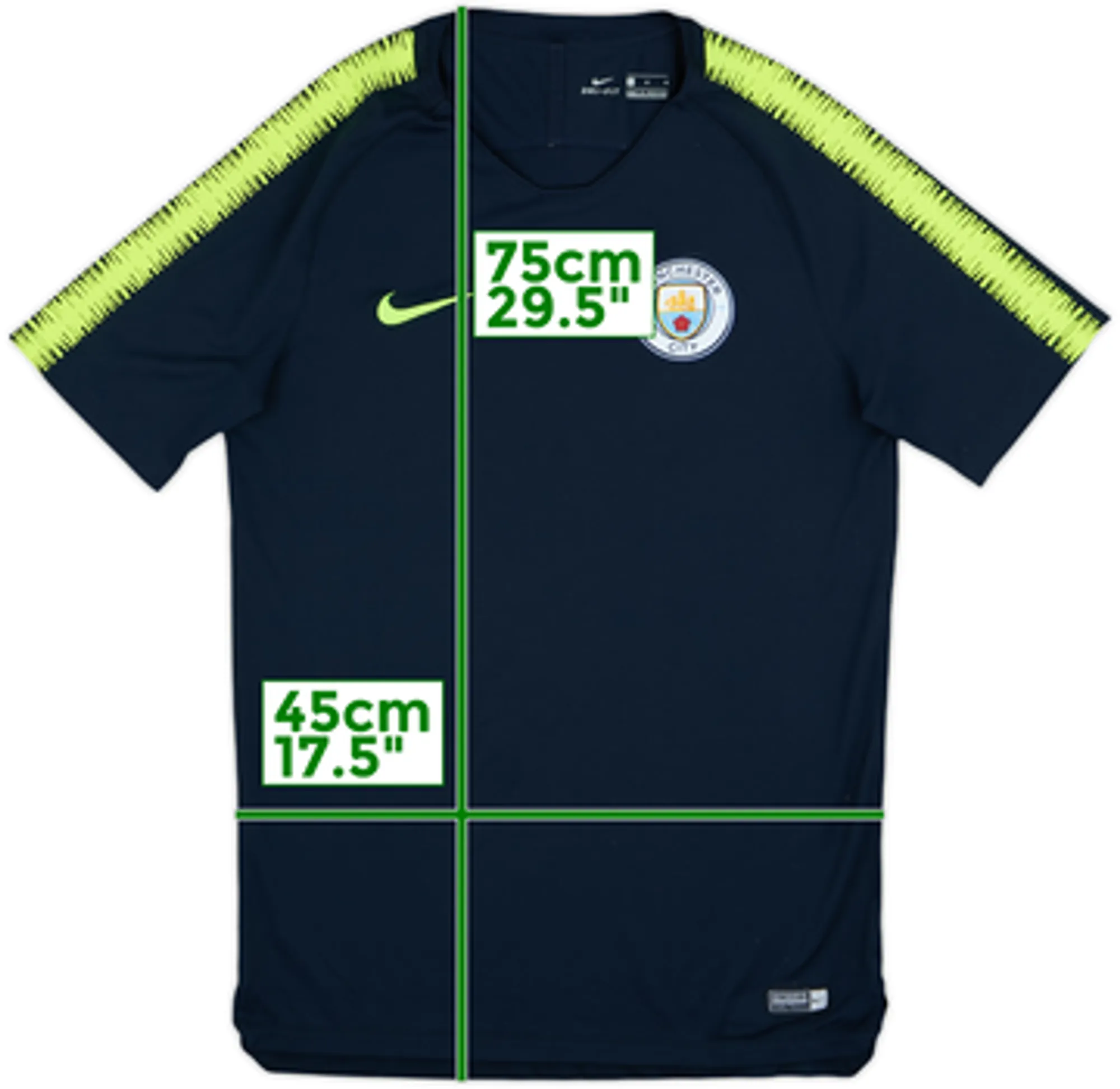 Nike Manchester City Mens SS Shirt 2018/19