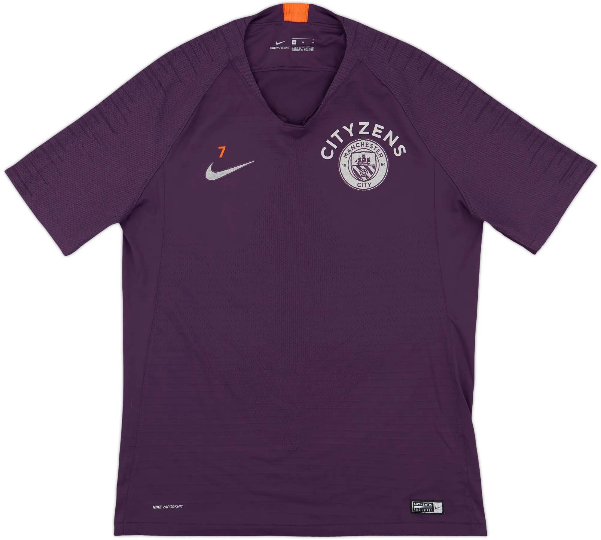 Nike Manchester City Mens SS Player Issue Home Shirt 2018/19