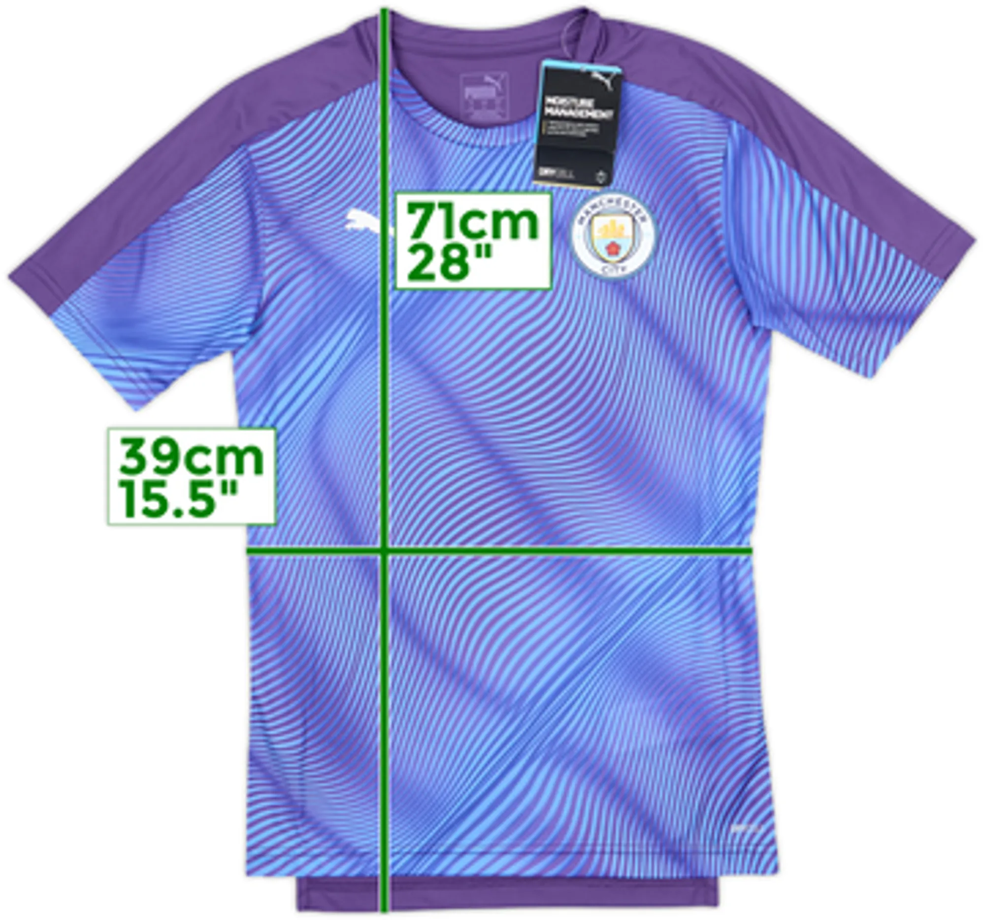 Puma Manchester City Mens SS Home Shirt 2018/19