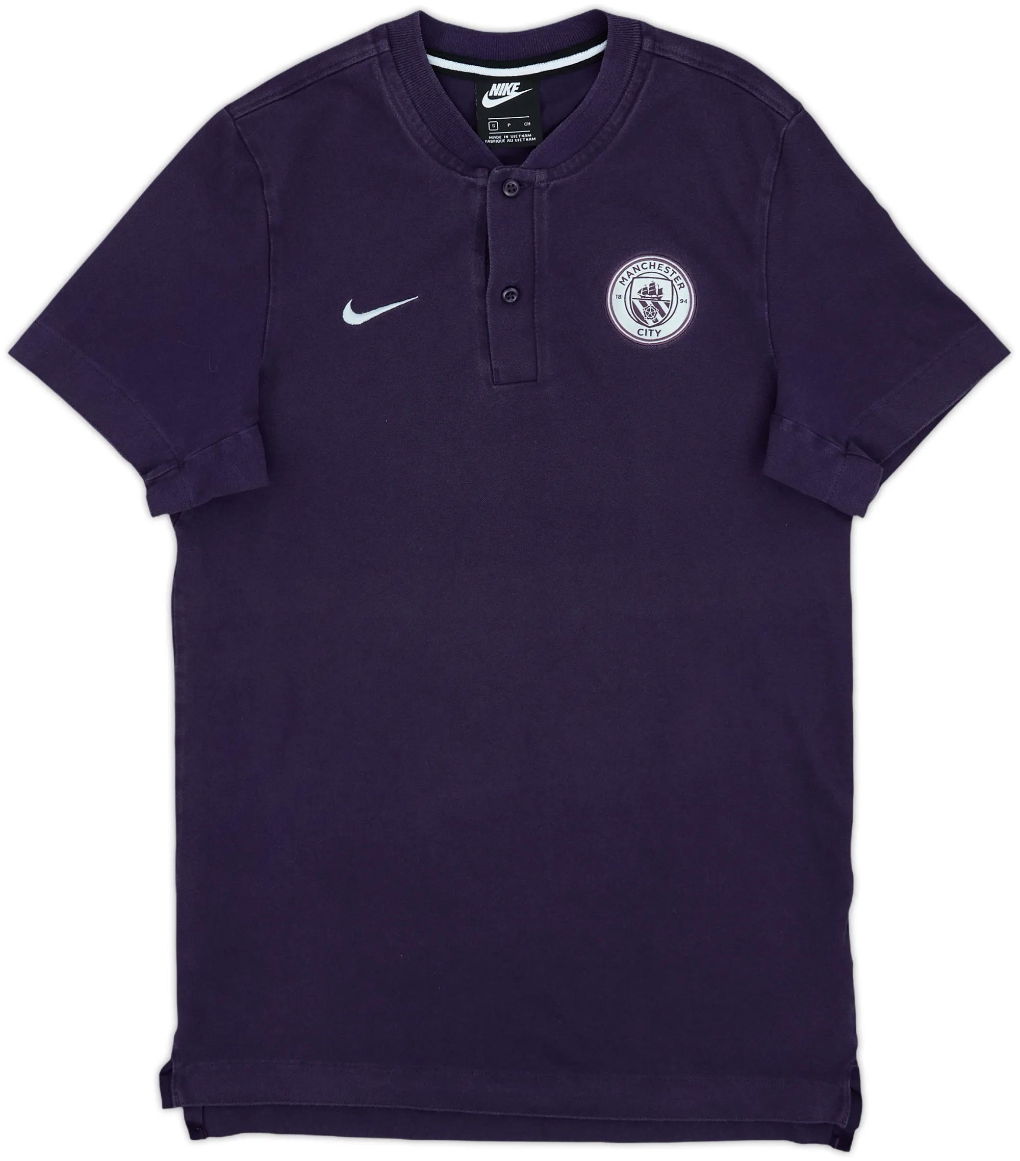 2018-19 Manchester City Player Issue Pre-Match Polo - 8/10 - (S)