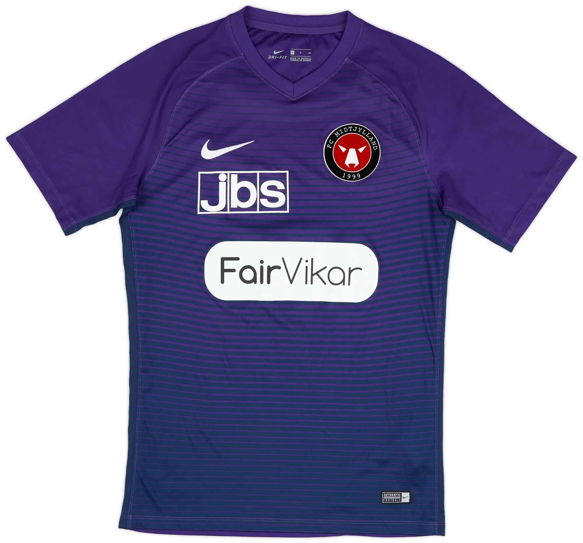 Nike Midtjylland Mens SS Away Shirt 2018/19