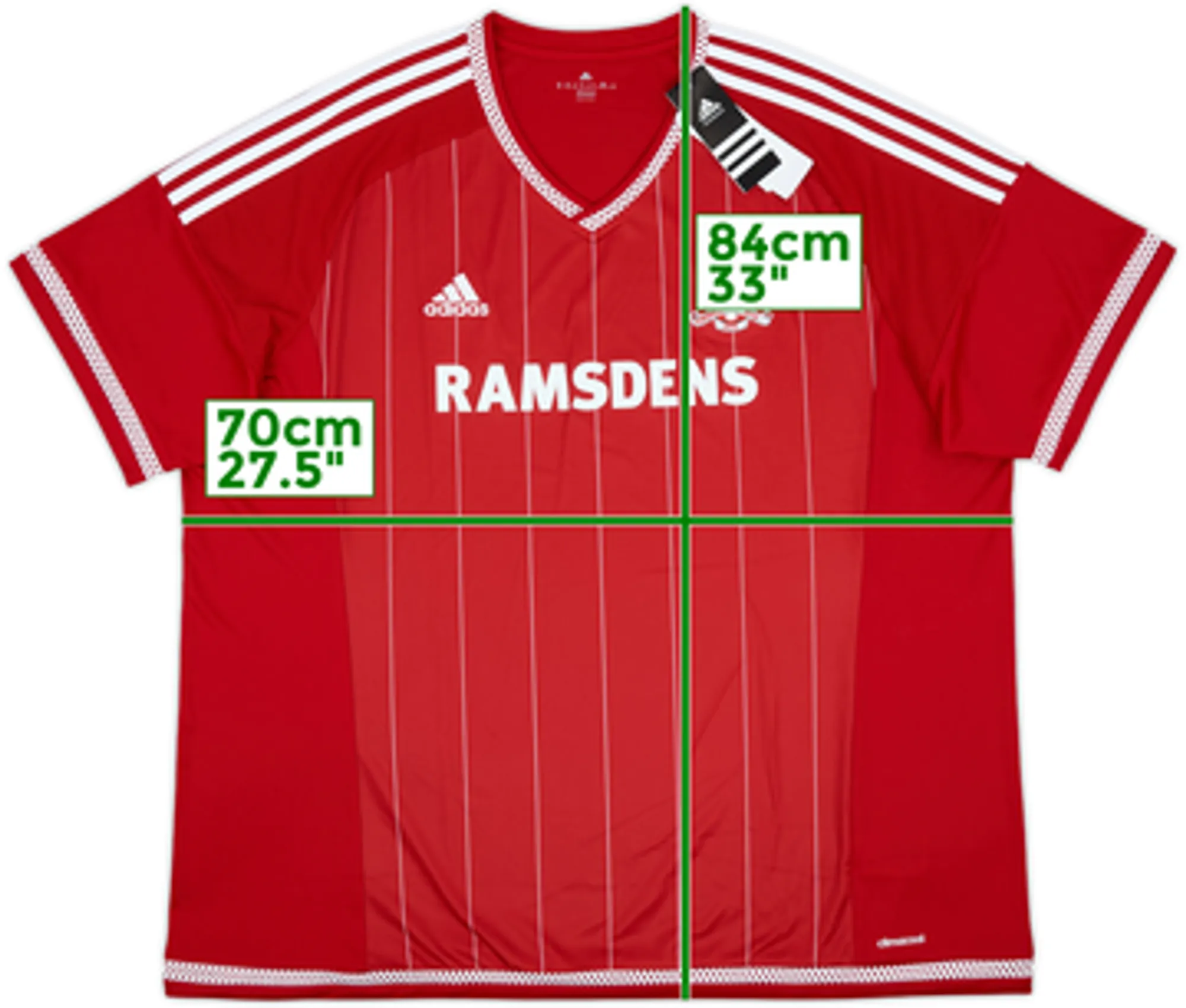 adidas Middlesbrough Mens SS Home Shirt 2015/16