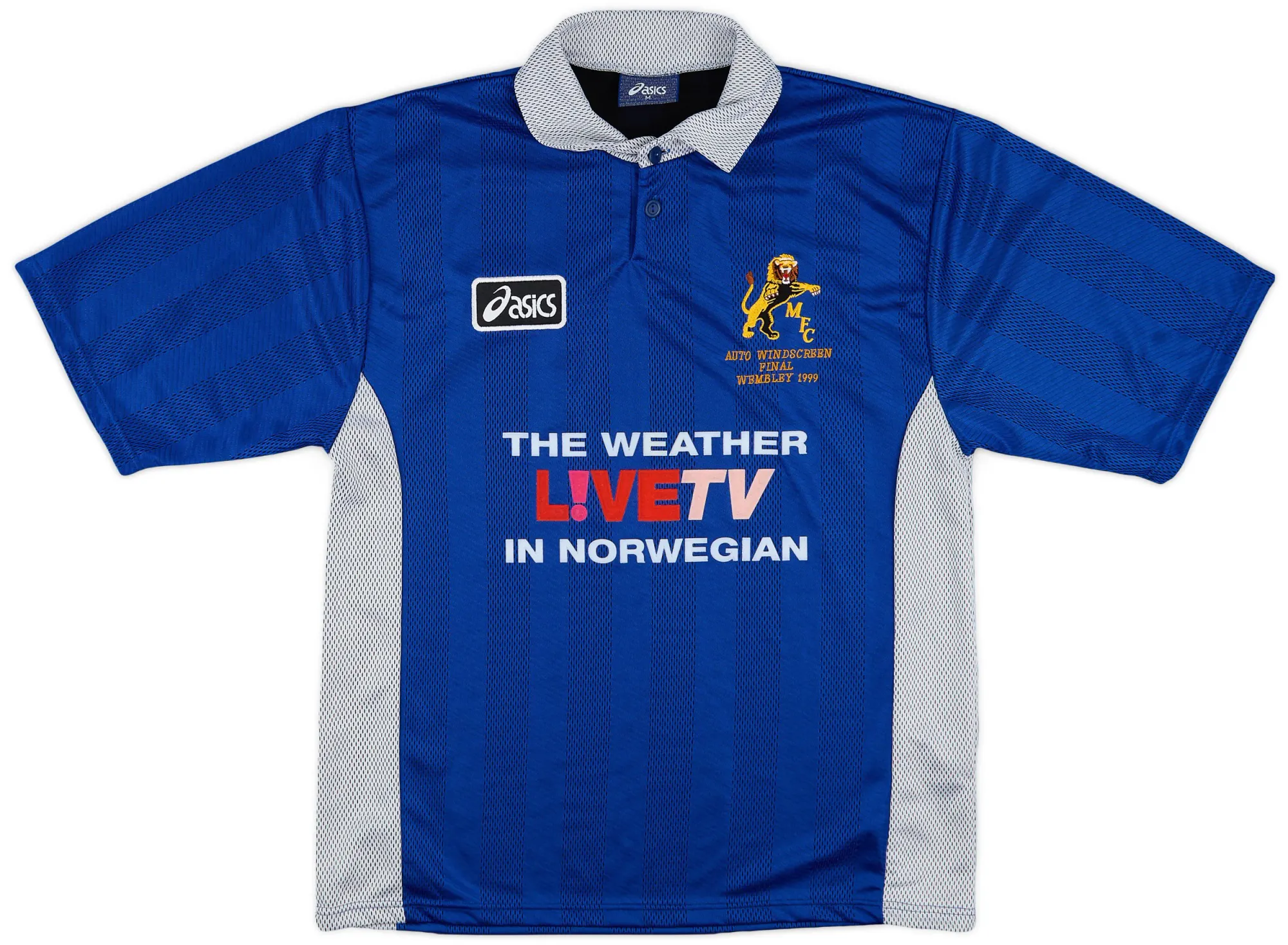 Asics Millwall Mens SS Home Shirt 1998/99