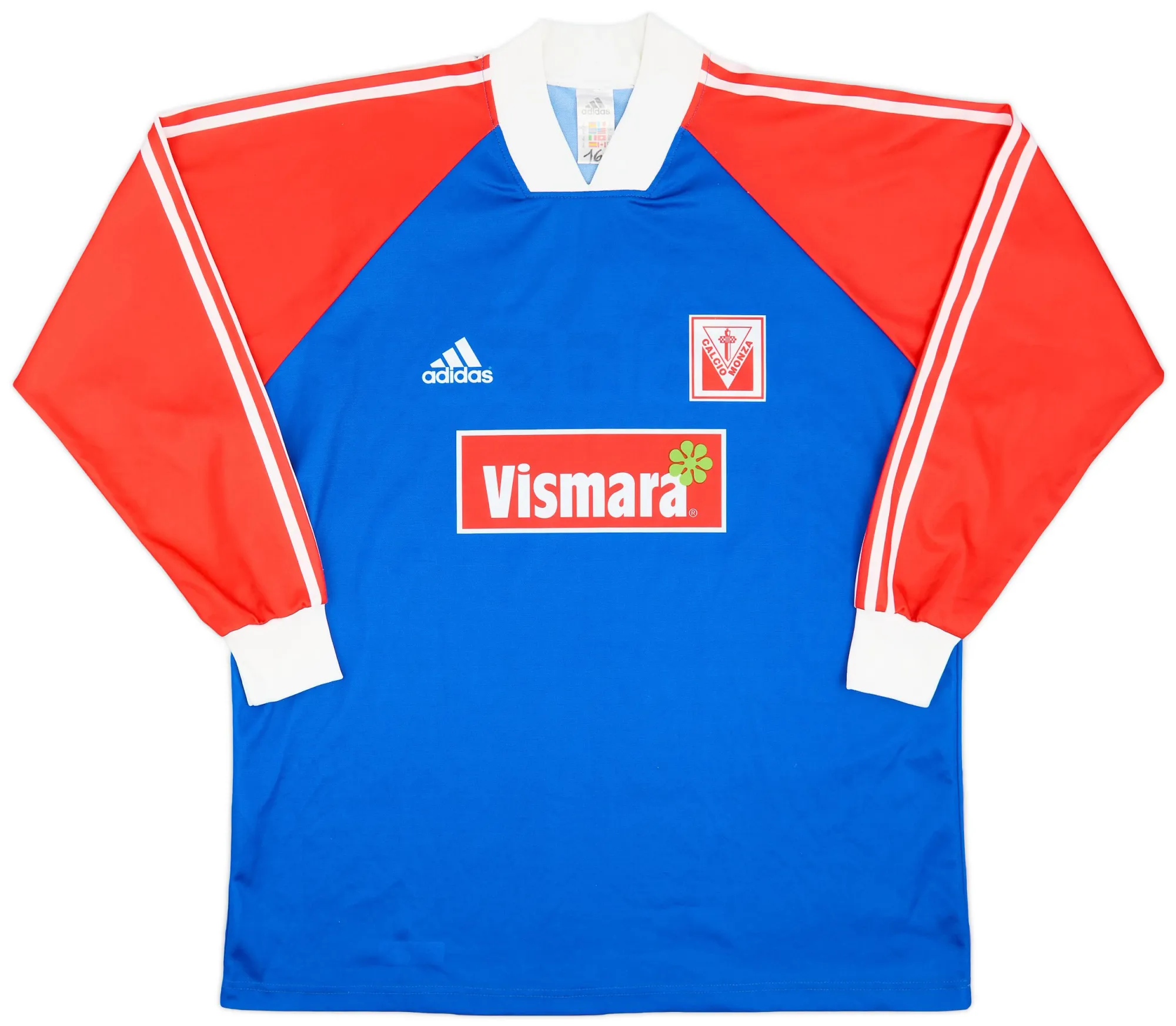 adidas Monza Mens LS Home Shirt 1998/00