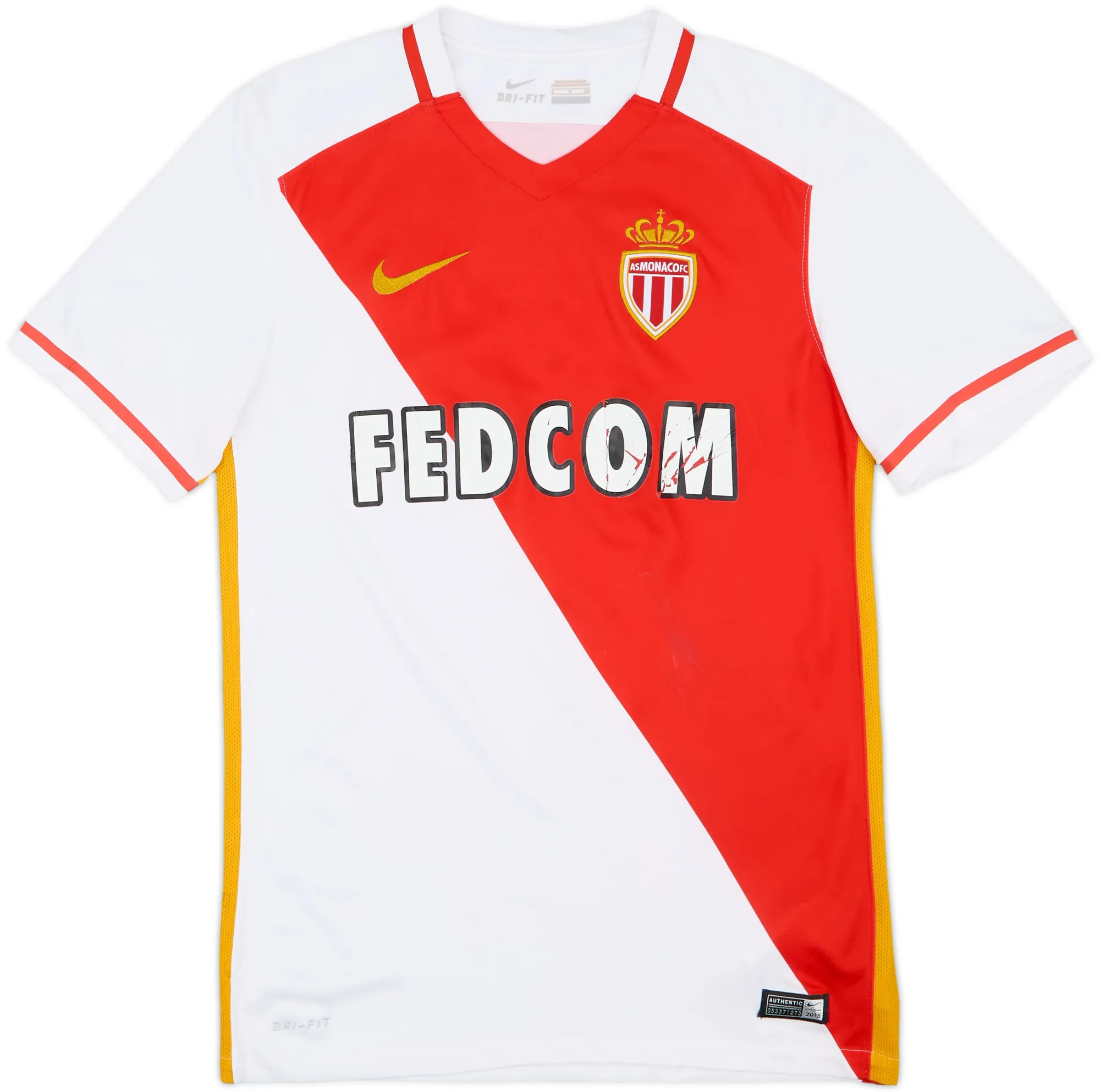 Nike Monaco Mens SS Home Shirt 2015/16