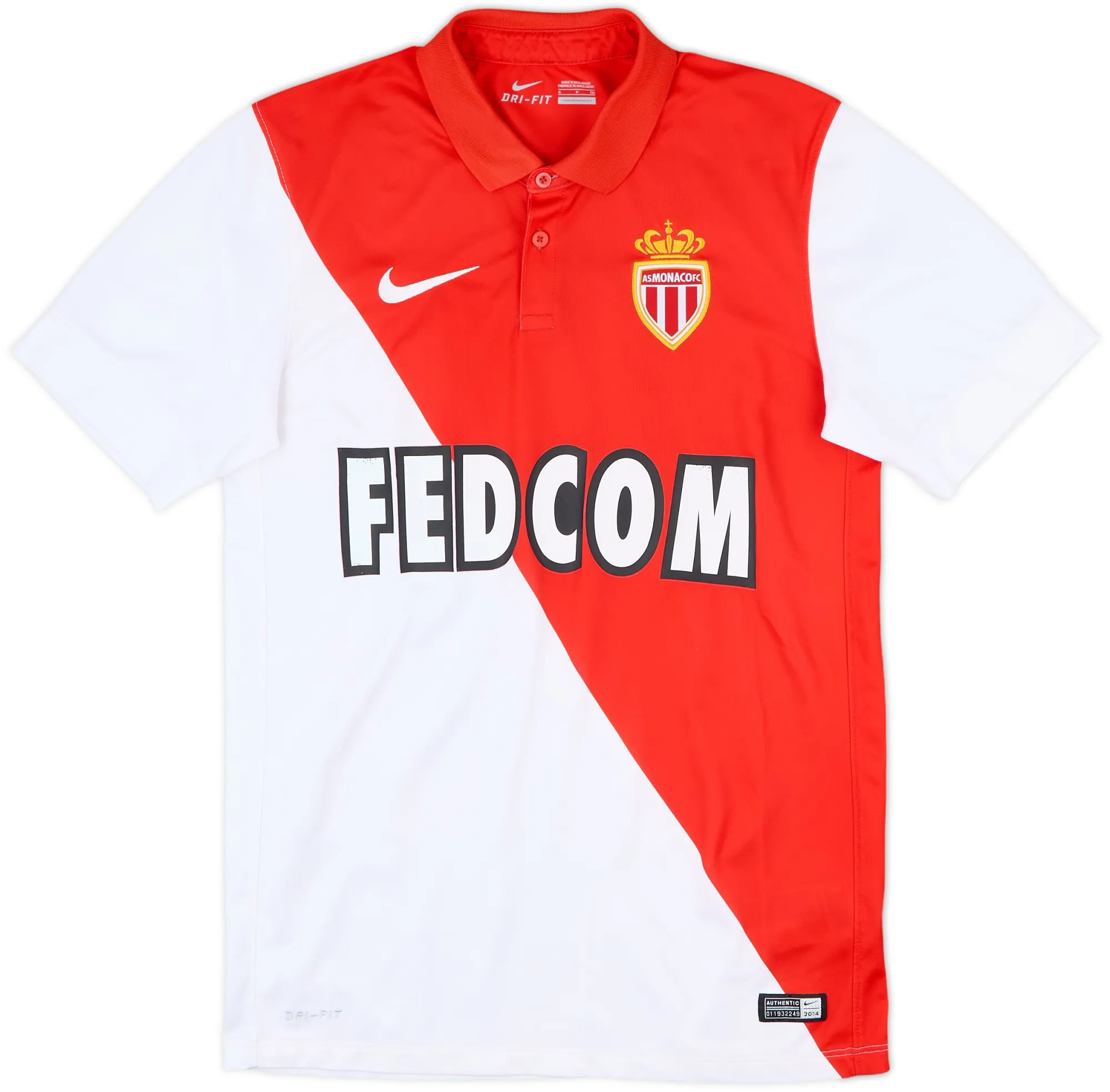 Nike Monaco Mens SS Home Shirt 2014/15