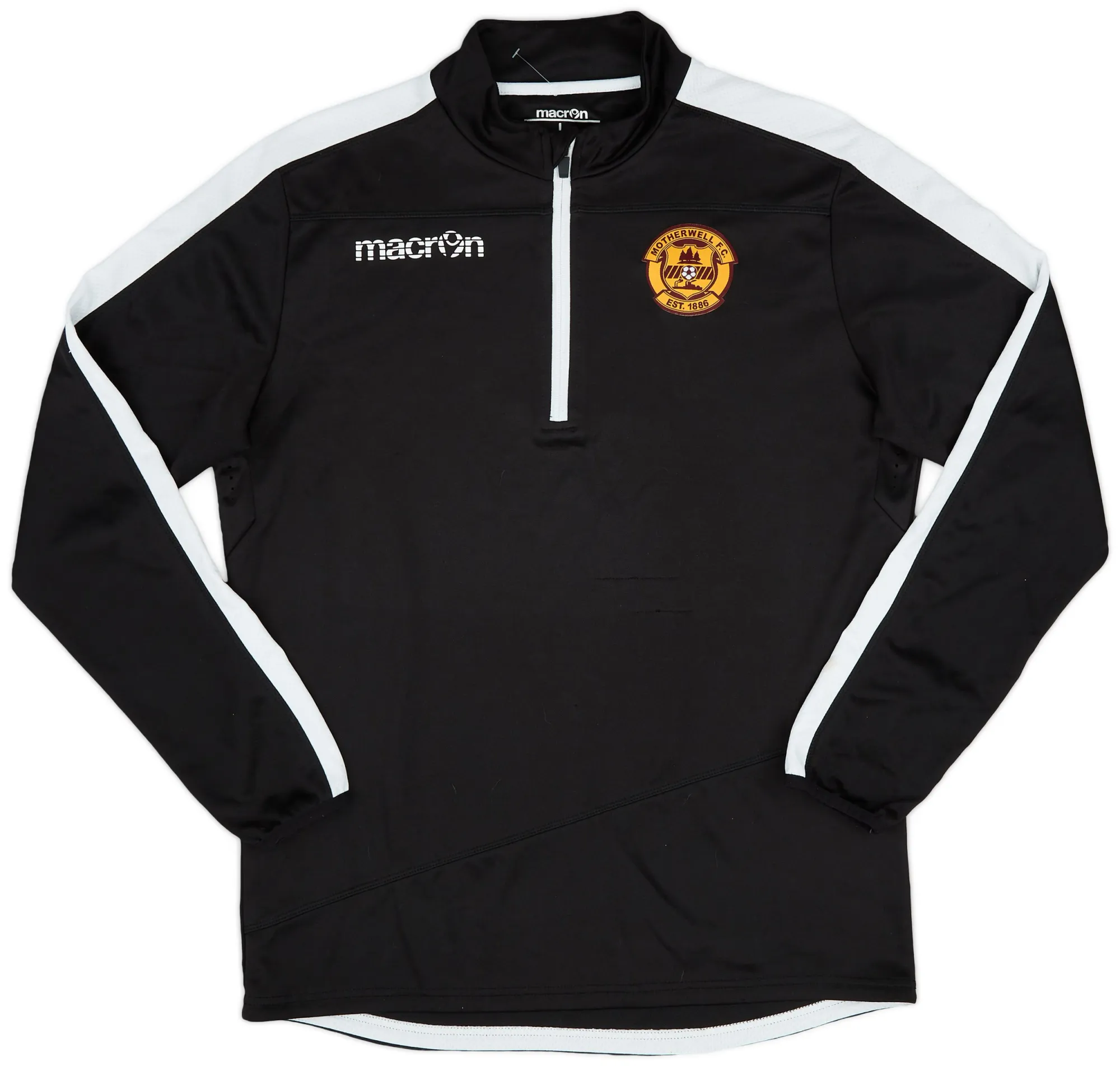 2014-15 Motherwell Macron 1/4 Zip Track Top - 7/10 - (L)