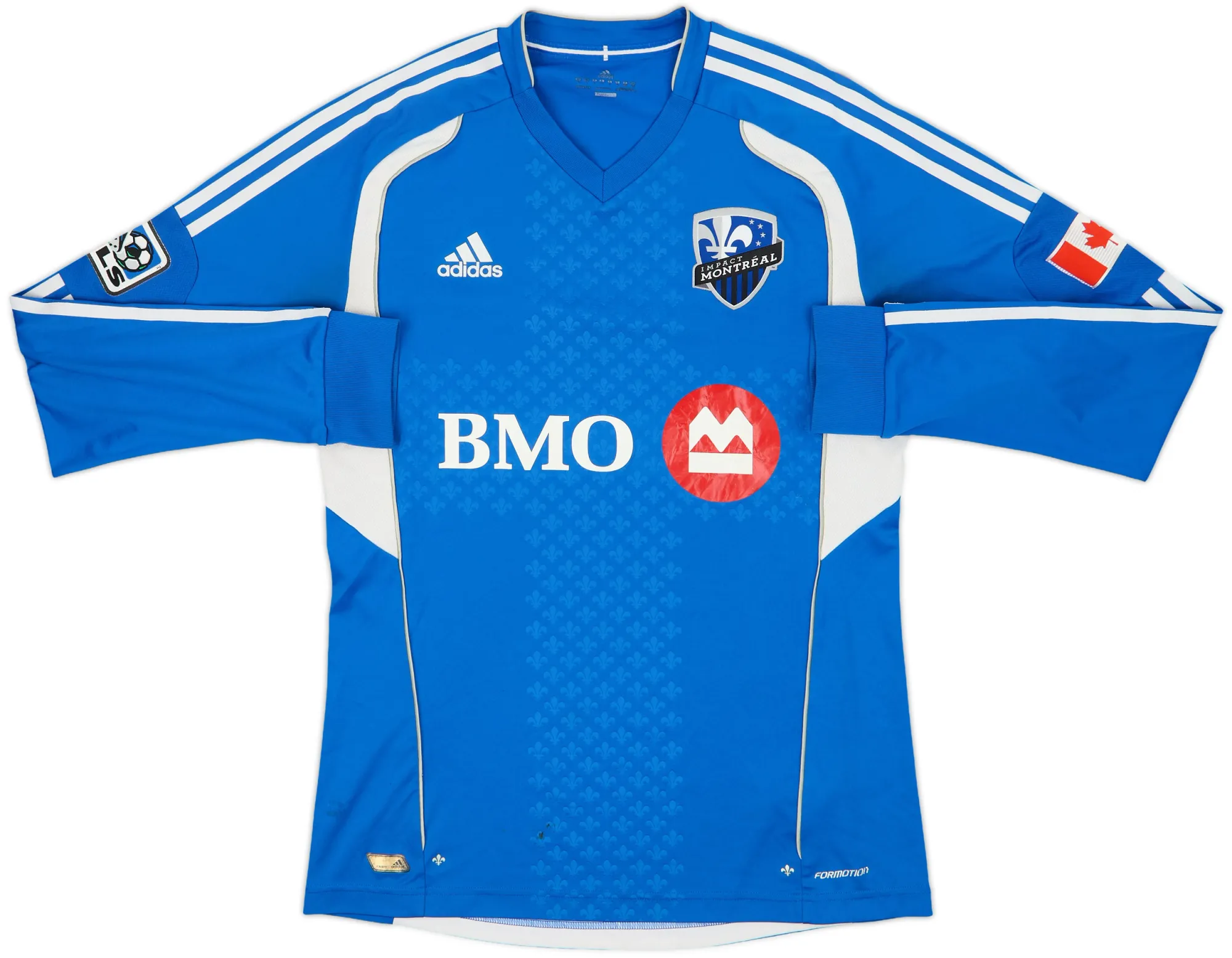 adidas Montreal Impact Mens LS Player Issue Home Shirt 2012