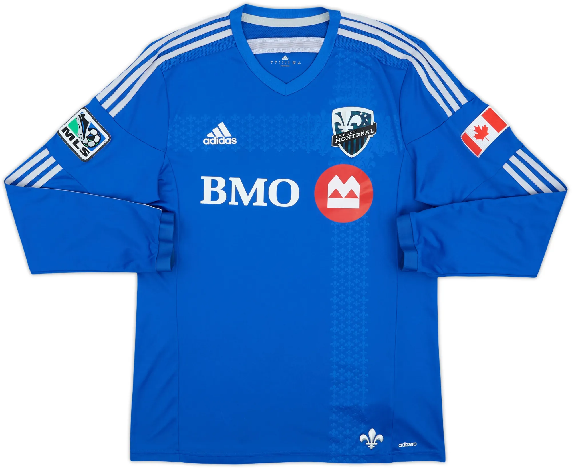 adidas Montreal Impact Mens LS Player Issue Home Shirt 2013