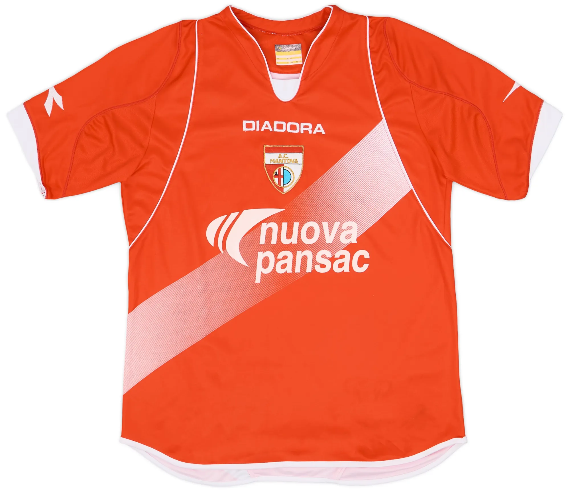 Diadora Mantova F.C. Mens SS Away Shirt 2007/08