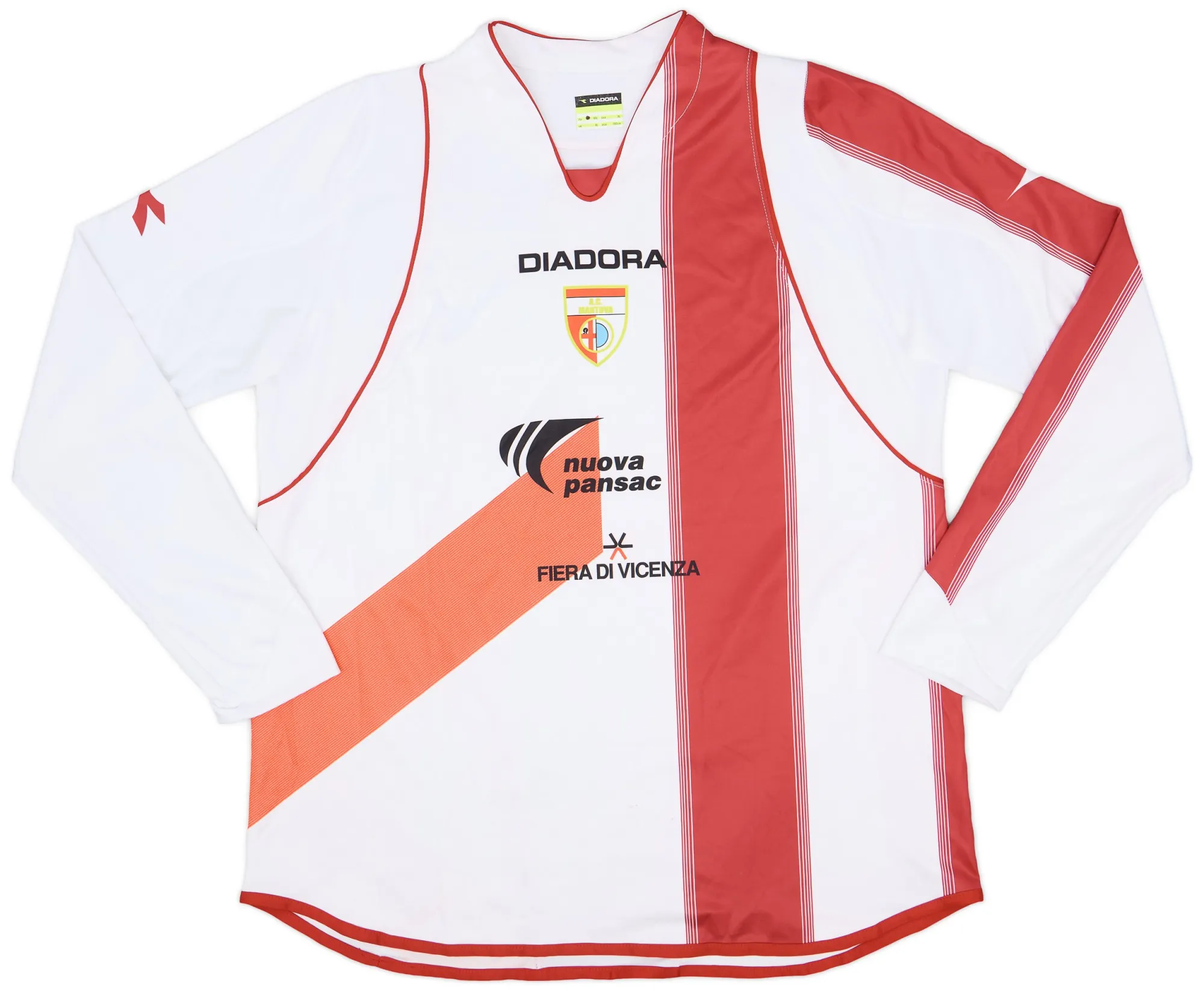 Diadora Mantova F.C. Mens LS Home Shirt 2007/08