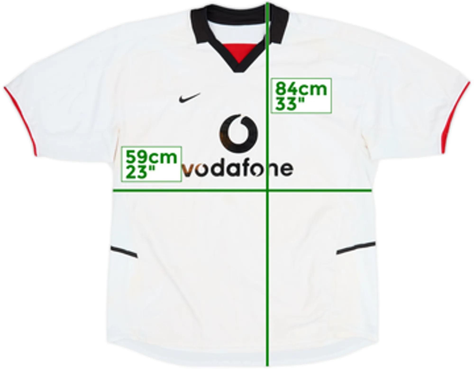 Nike Manchester United Mens SS Away Shirt 2002/03