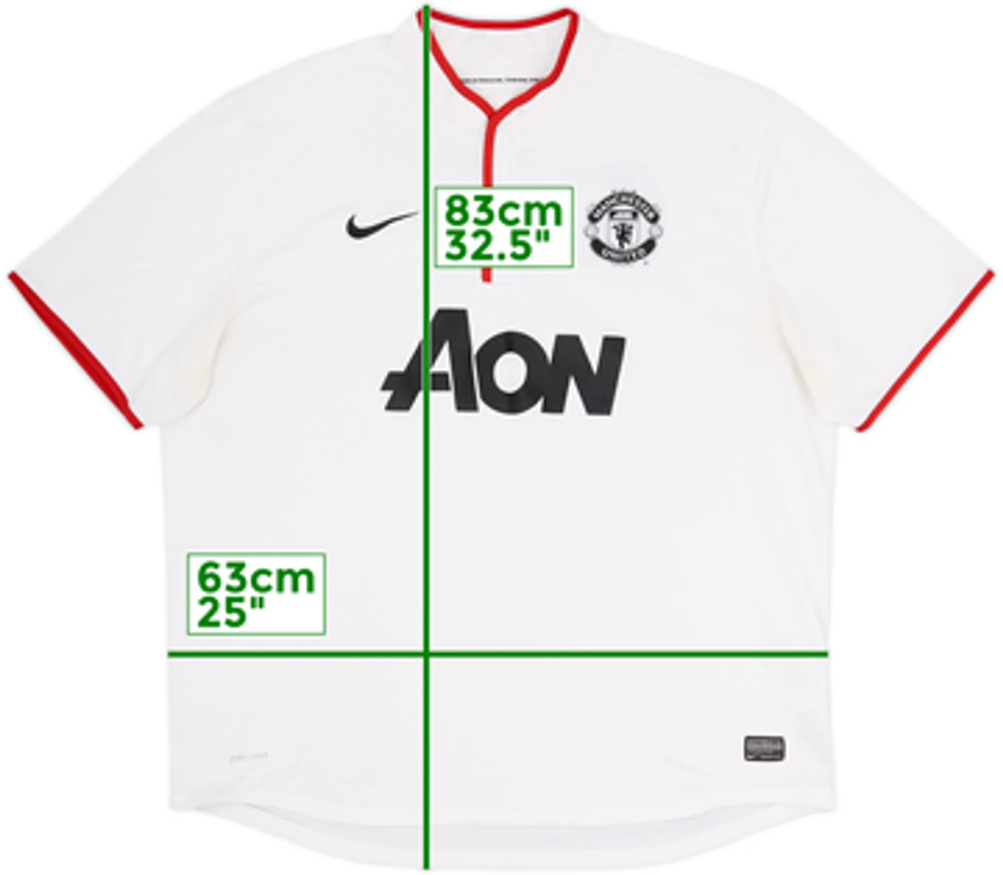 Nike Manchester United Mens SS Away Shirt 2012/14