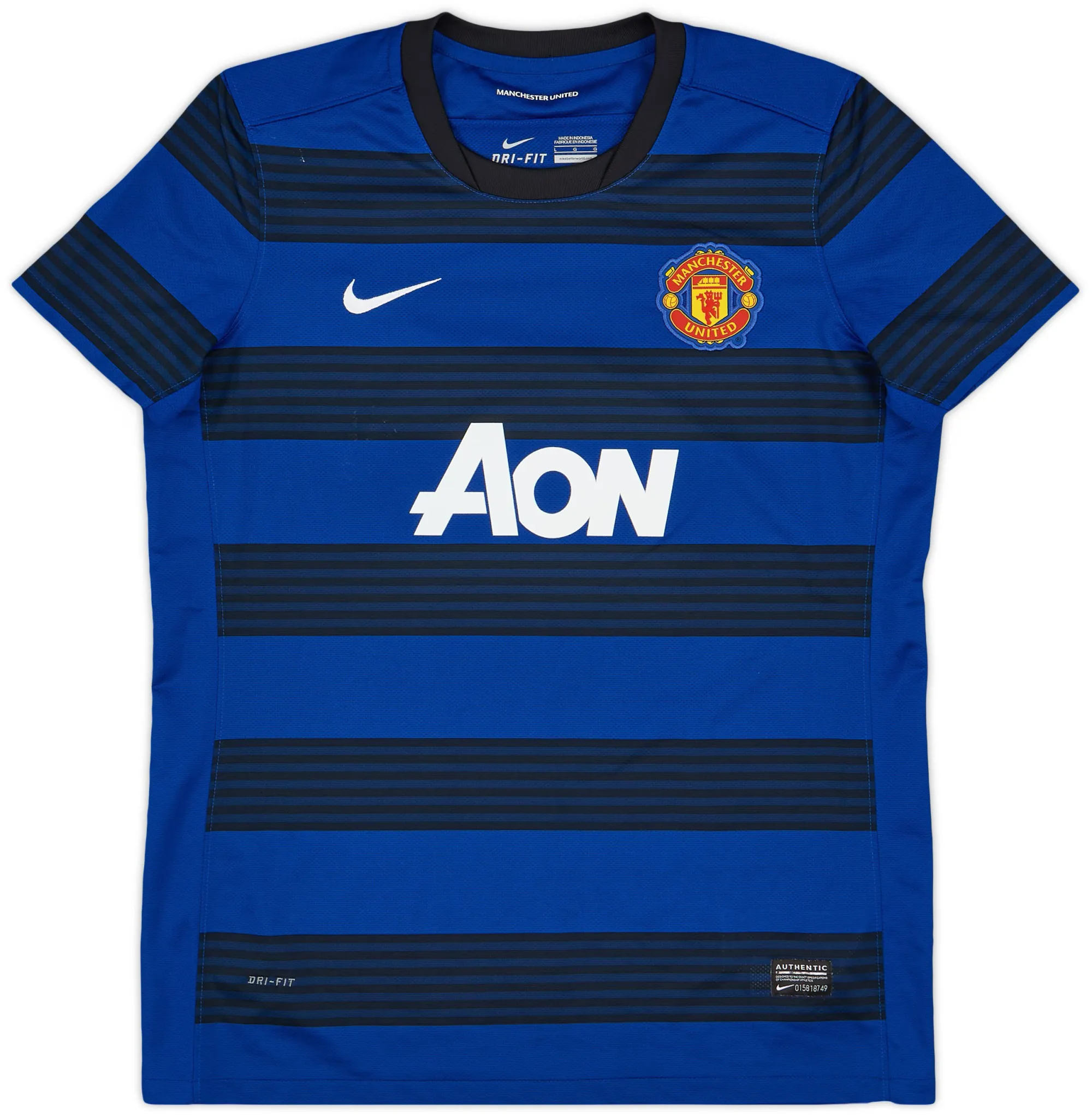 Nike Manchester United Womens SS Away Shirt 2011/13
